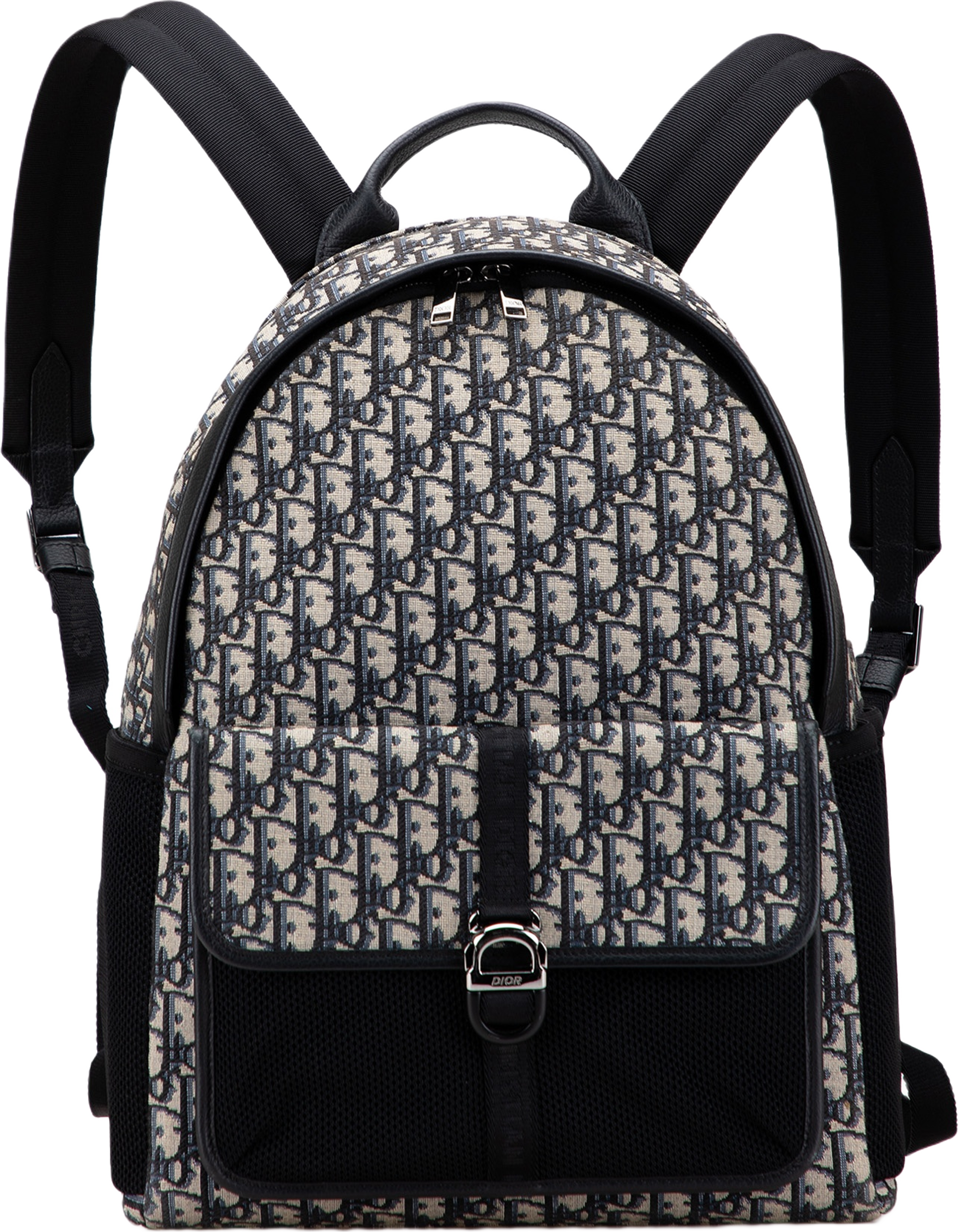 Dior Oblique Canvas 8 Backpack, från Luxclusif, i färgen blue. Klicka för att öppna bilden i stort format