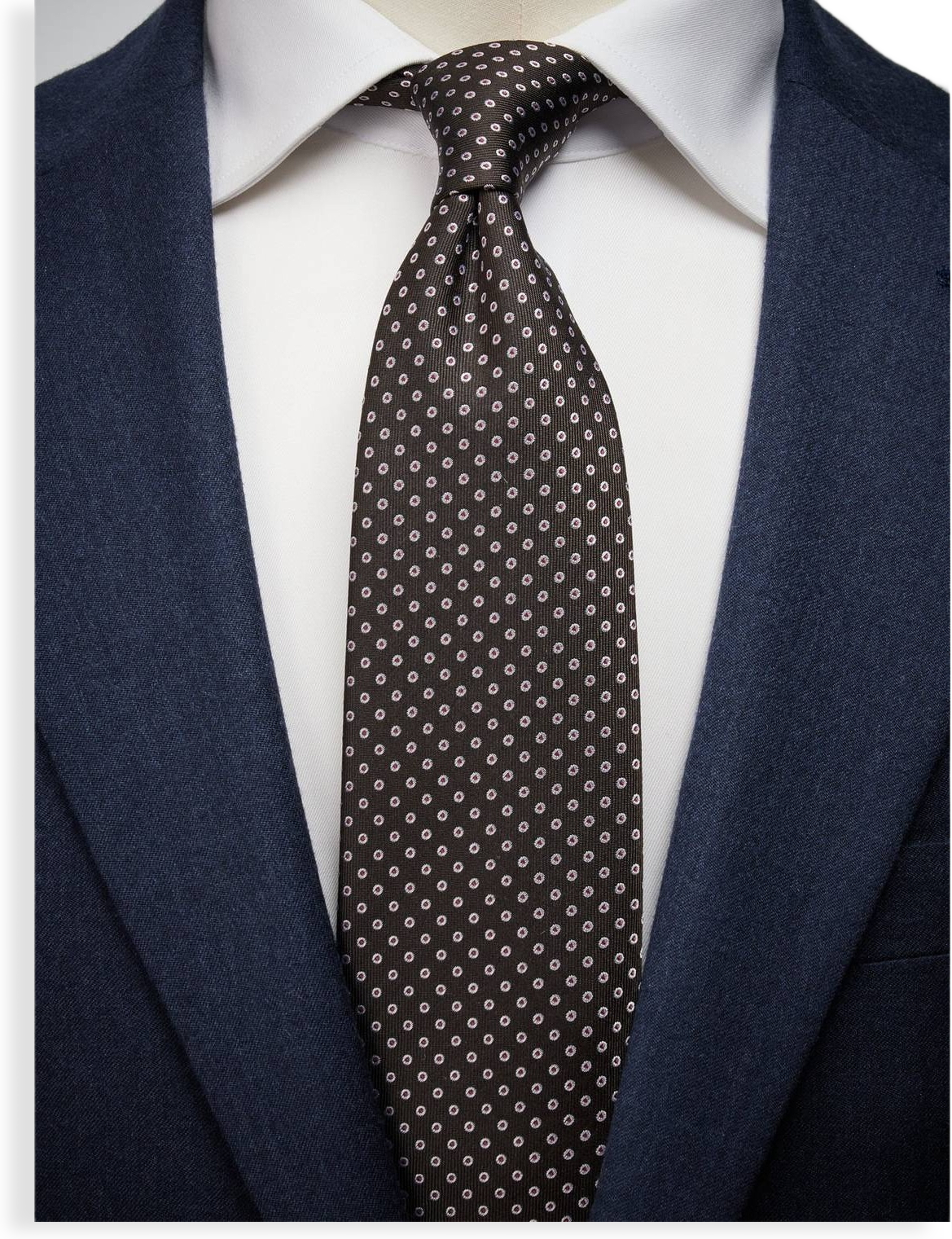 Brown Tie Dot