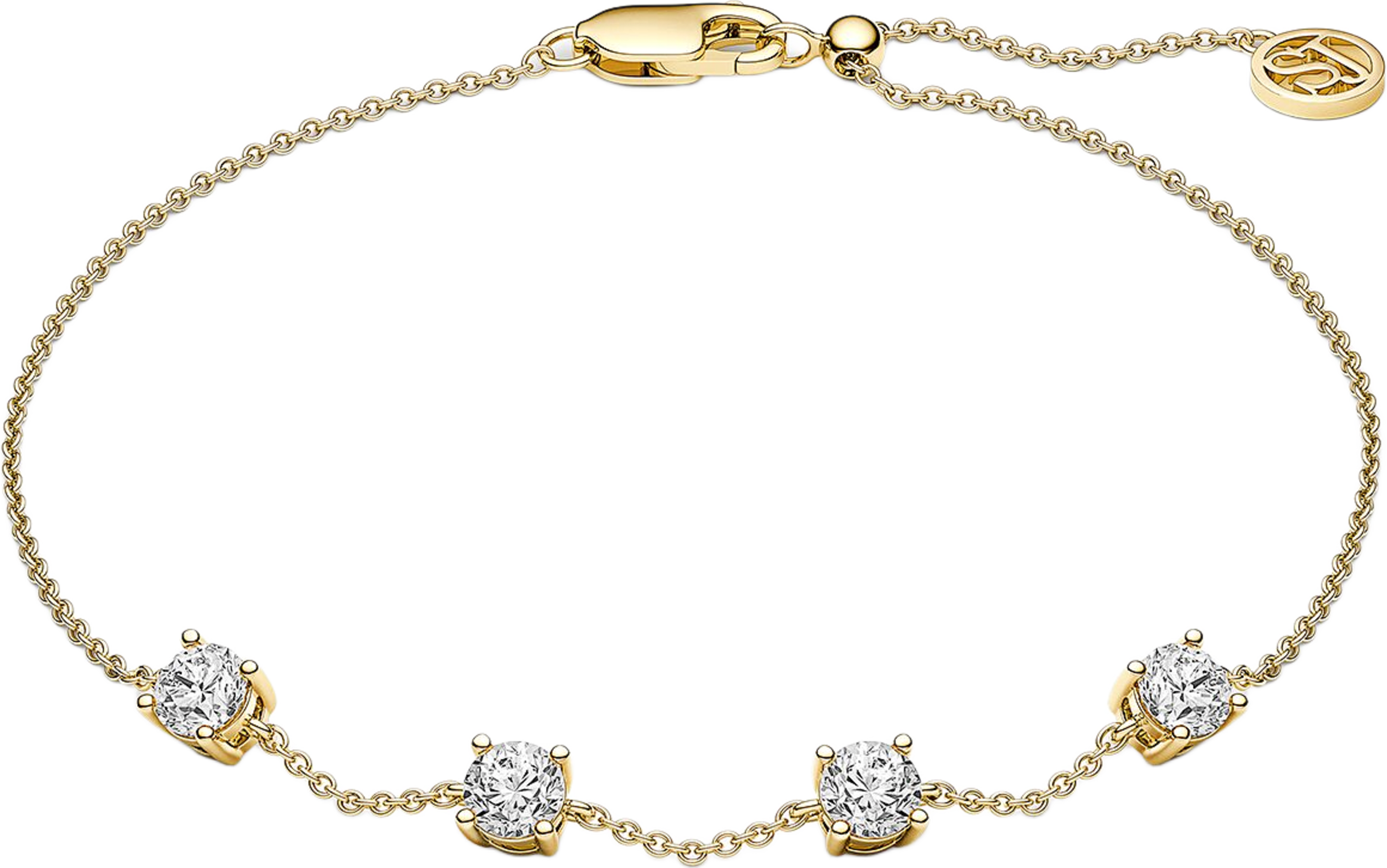 Princess Quattro Bracelet, från Sif Jakobs Jewellery, i färgen gold. Klicka för att öppna bilden i stort format