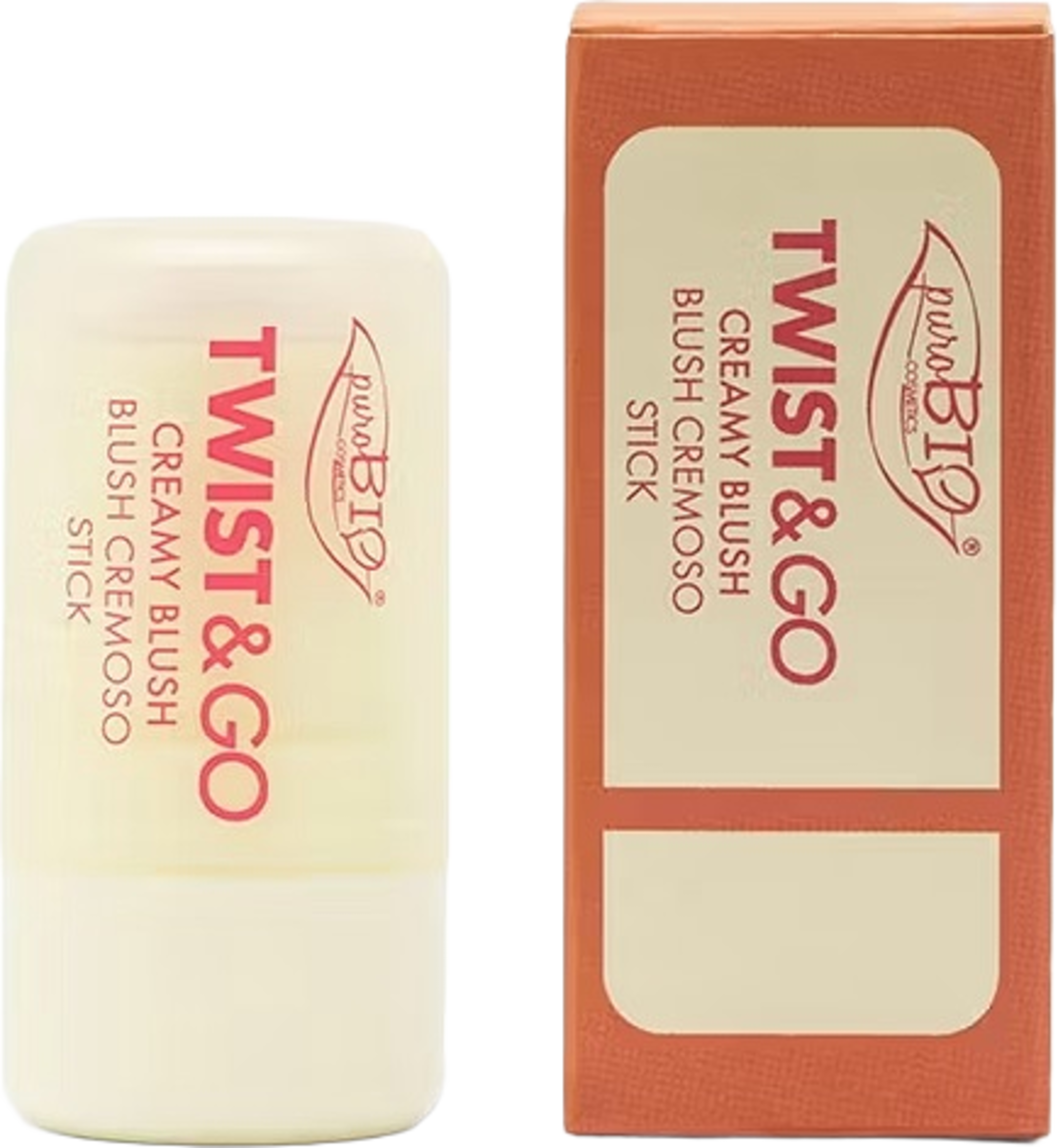 Twist & Go Creamy Blush, från PuroBio, i färgen 03 macaron. Klicka för att öppna bilden i stort format