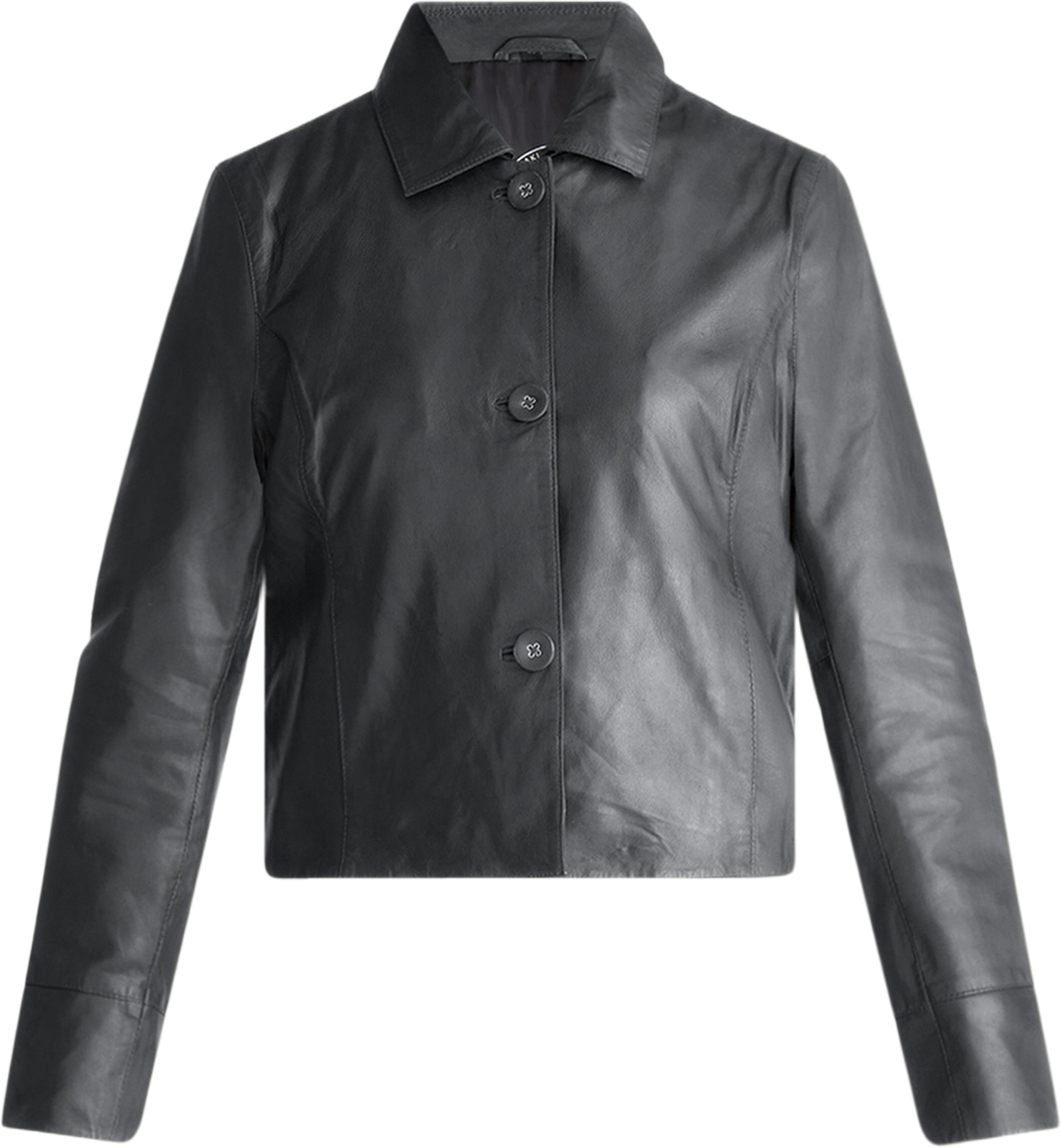 Thea Jacket, från Saki, i färgen black. Klicka för att öppna bilden i stort format