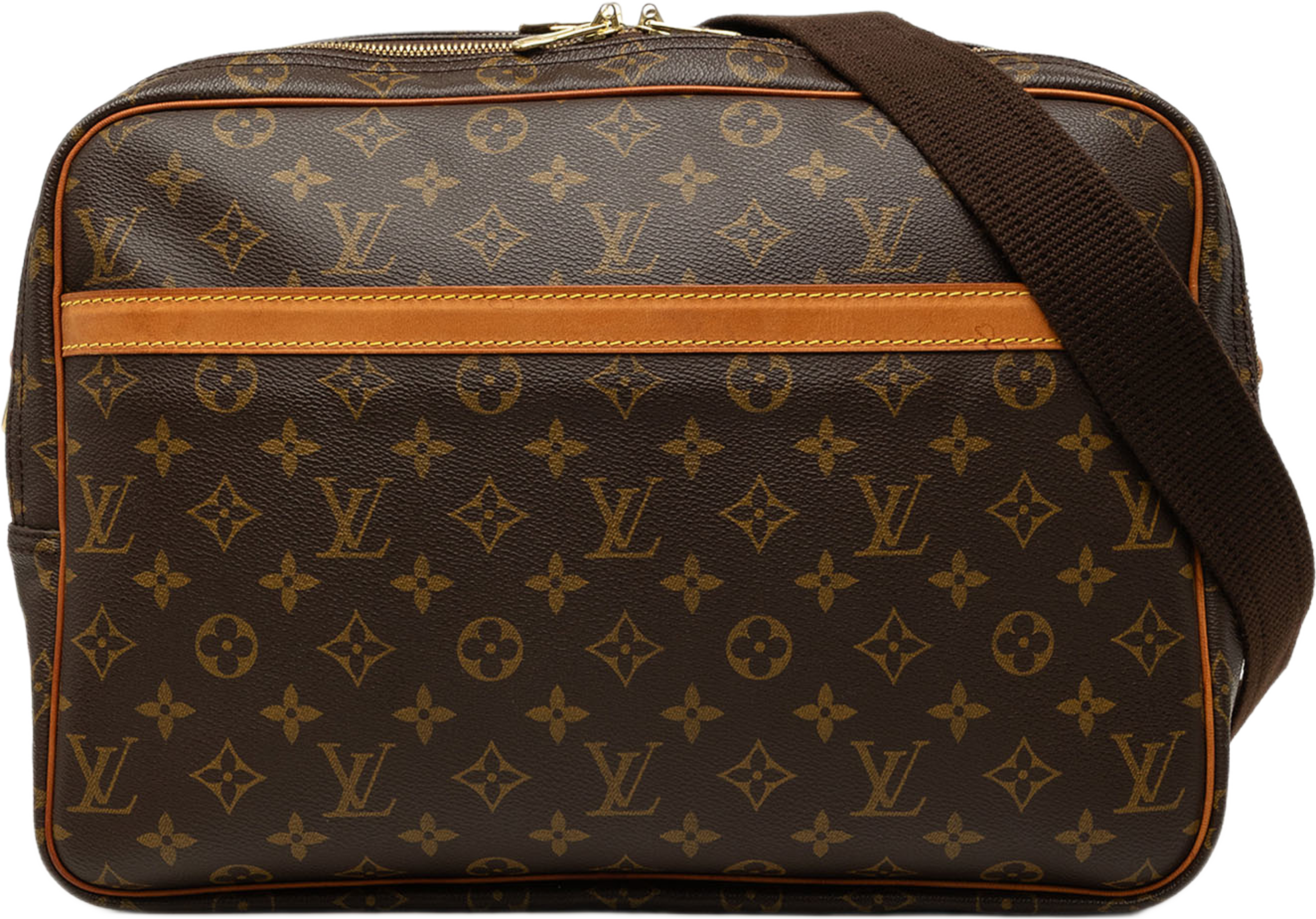 Louis Vuitton Monogram Reporter Gm, från Luxclusif, i färgen brun. Klicka för att öppna bilden i stort format