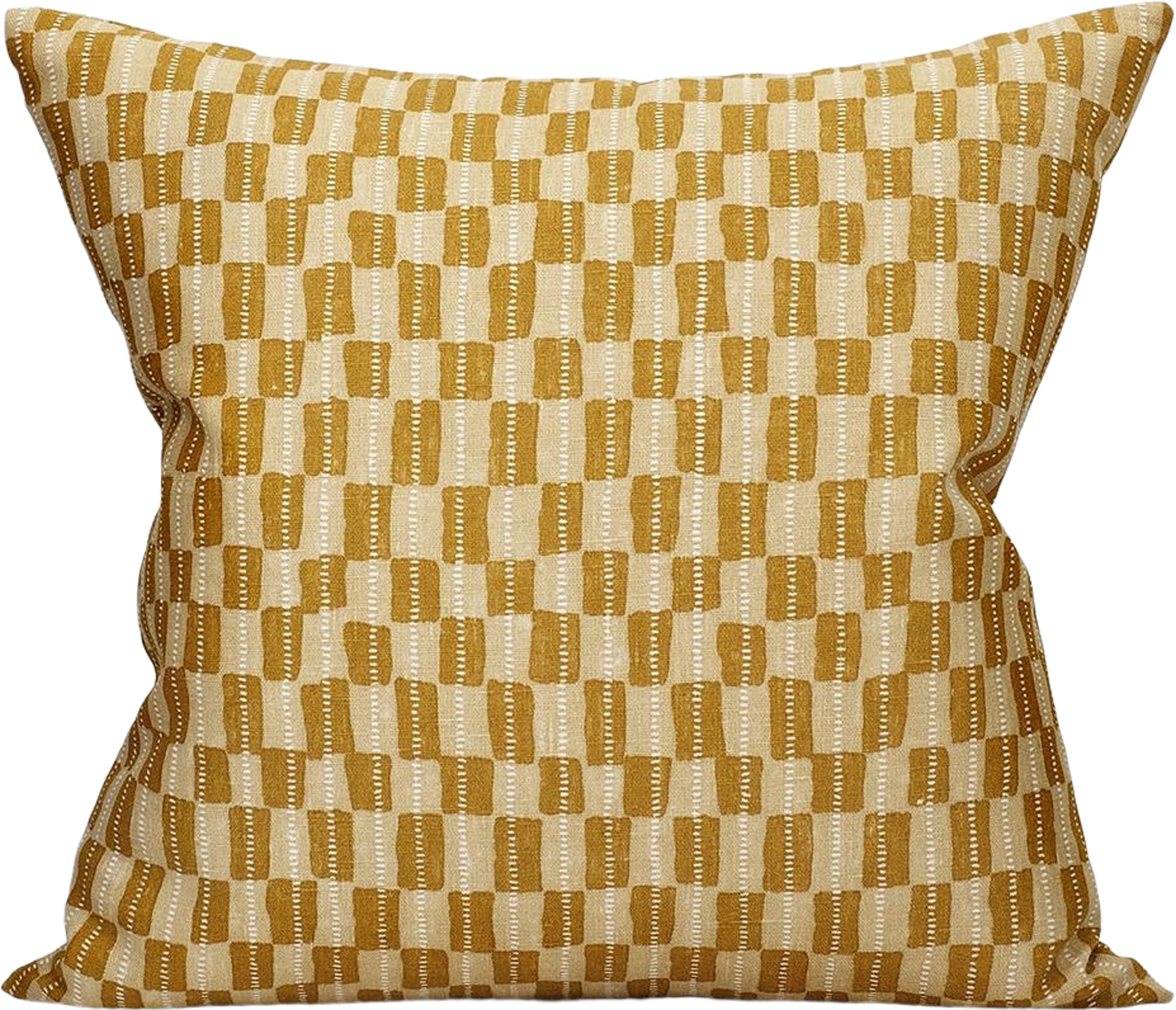 Kuddfodral Gustav - Mustard/rye Yellow