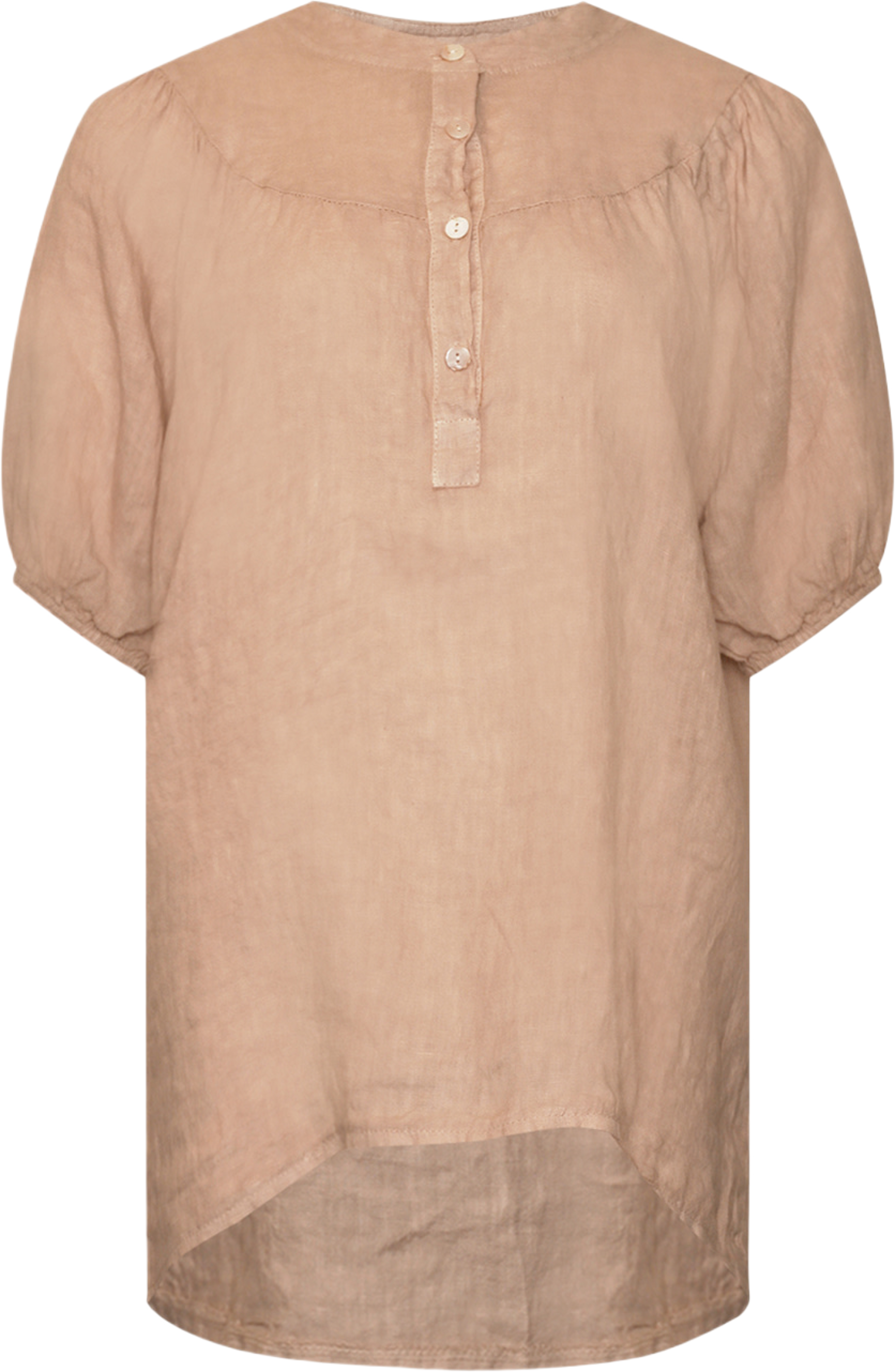 Ivy, Blouse, Linen - Soft Grey