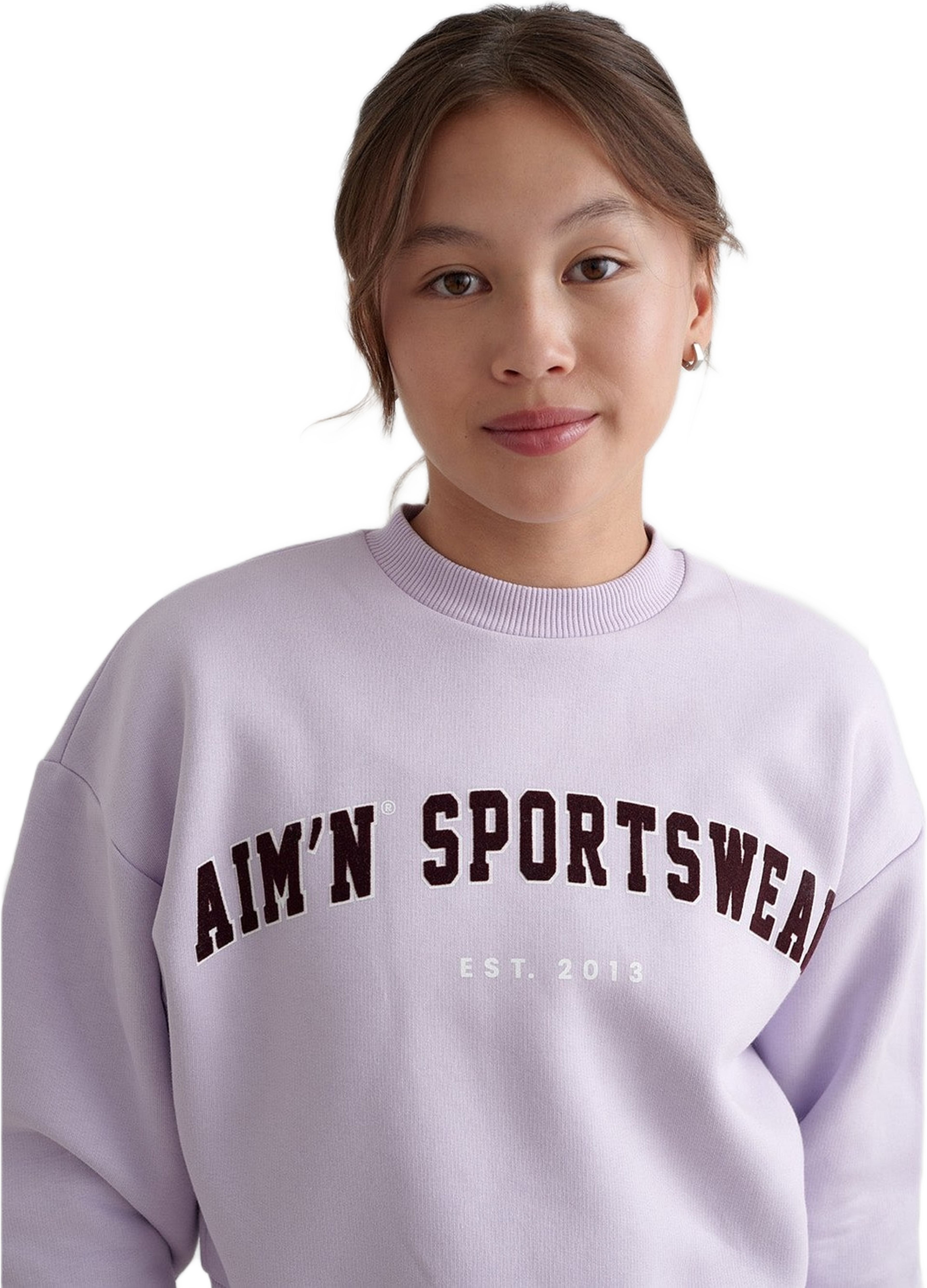 Pale Lavender Young Varsity Sweatshirt