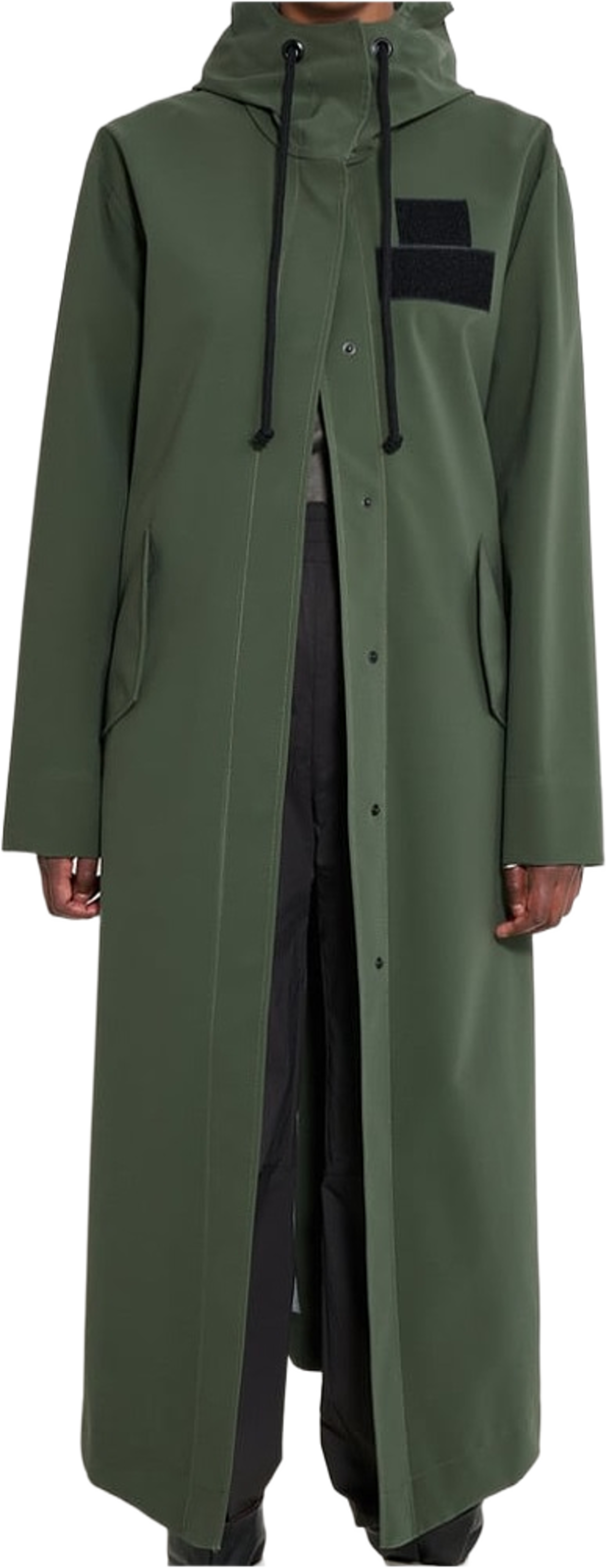 Chatham Matte Raincoat, från Stutterheim, i färgen green. Klicka för att öppna bilden i stort format
