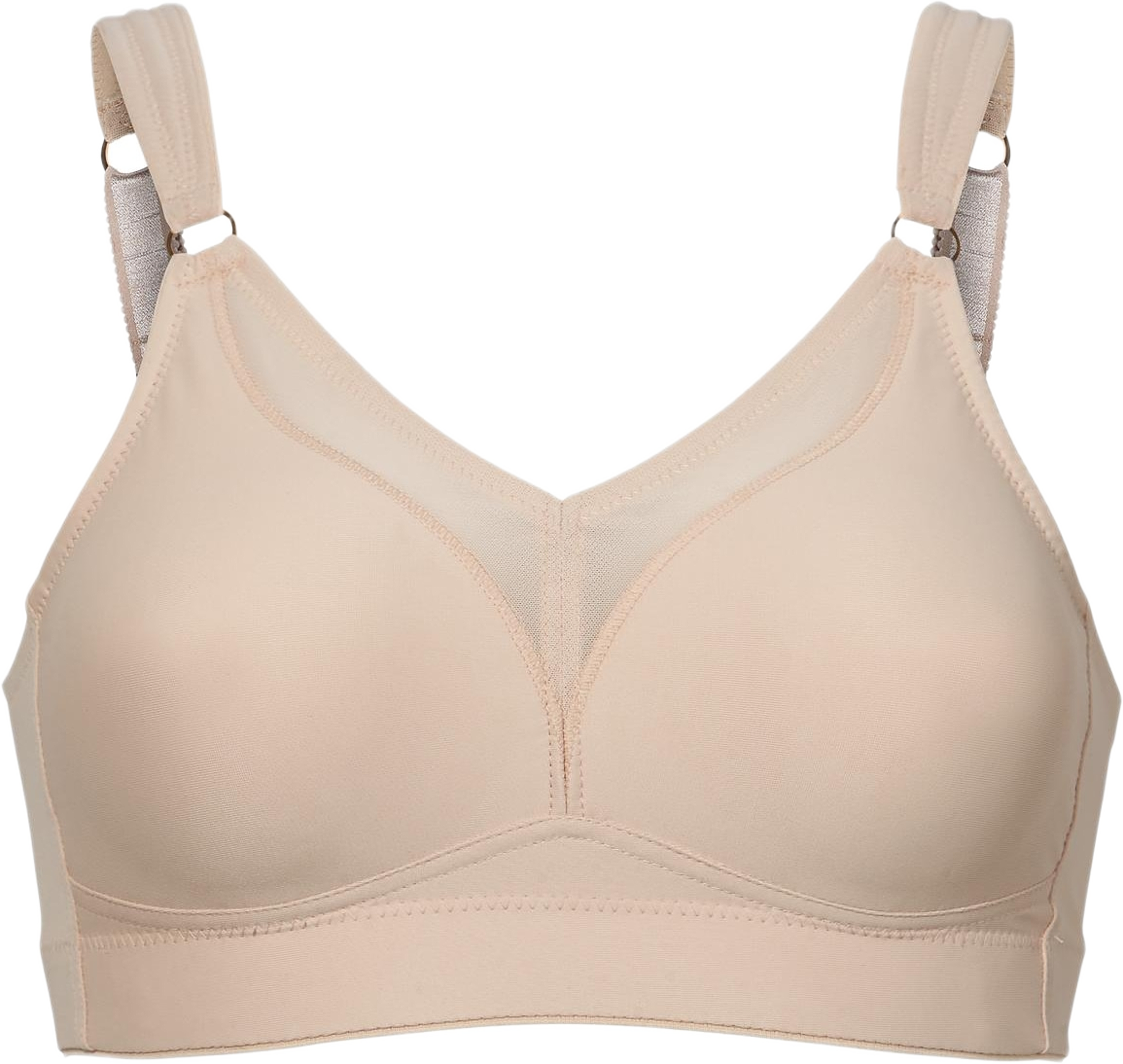 True Curves Bh Utan Bygel, Coolmax, från Swegmark, i färgen beige. Klicka för att öppna bilden i stort format