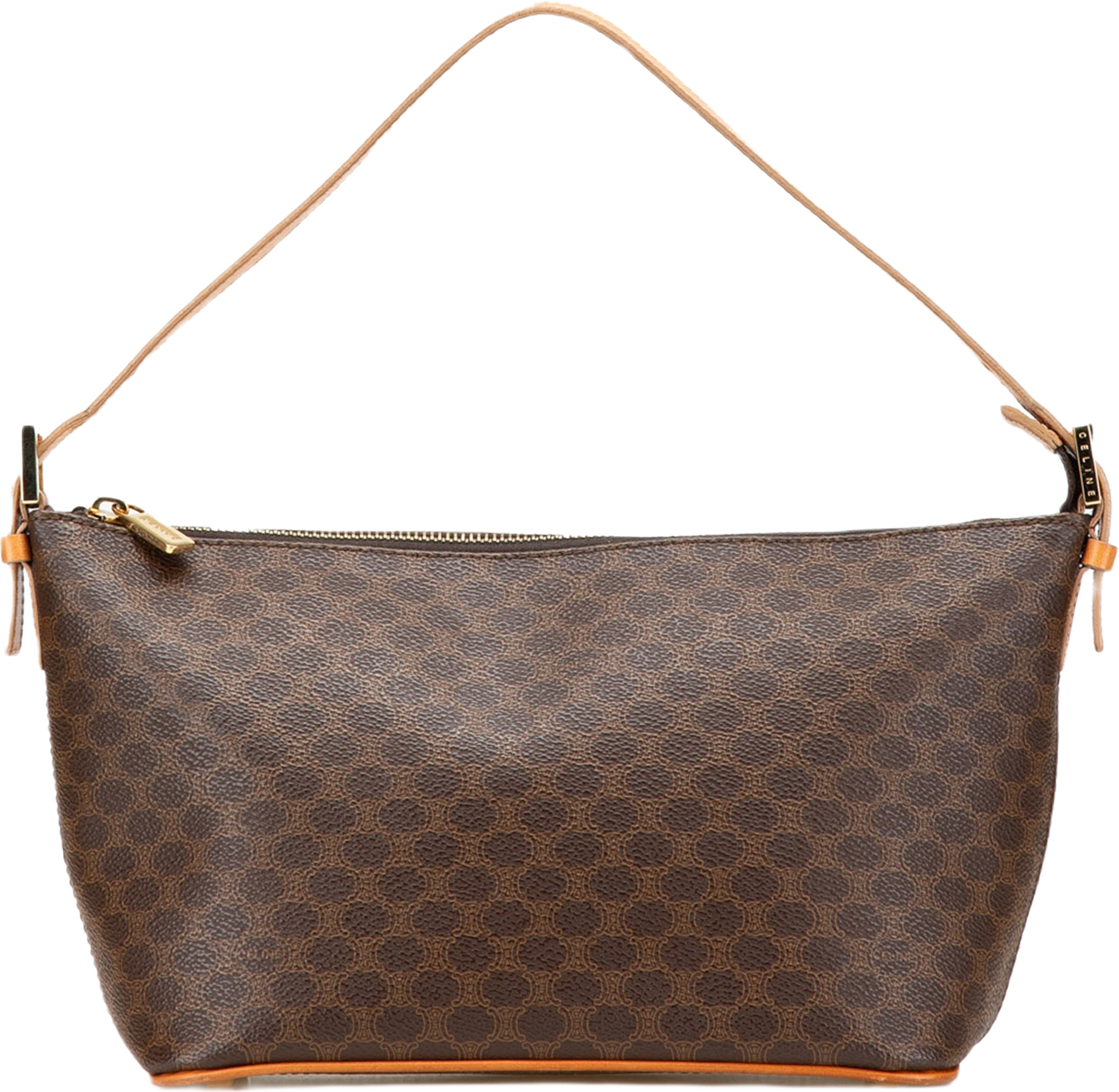 Celine Macadam Coated Canvas Handbag