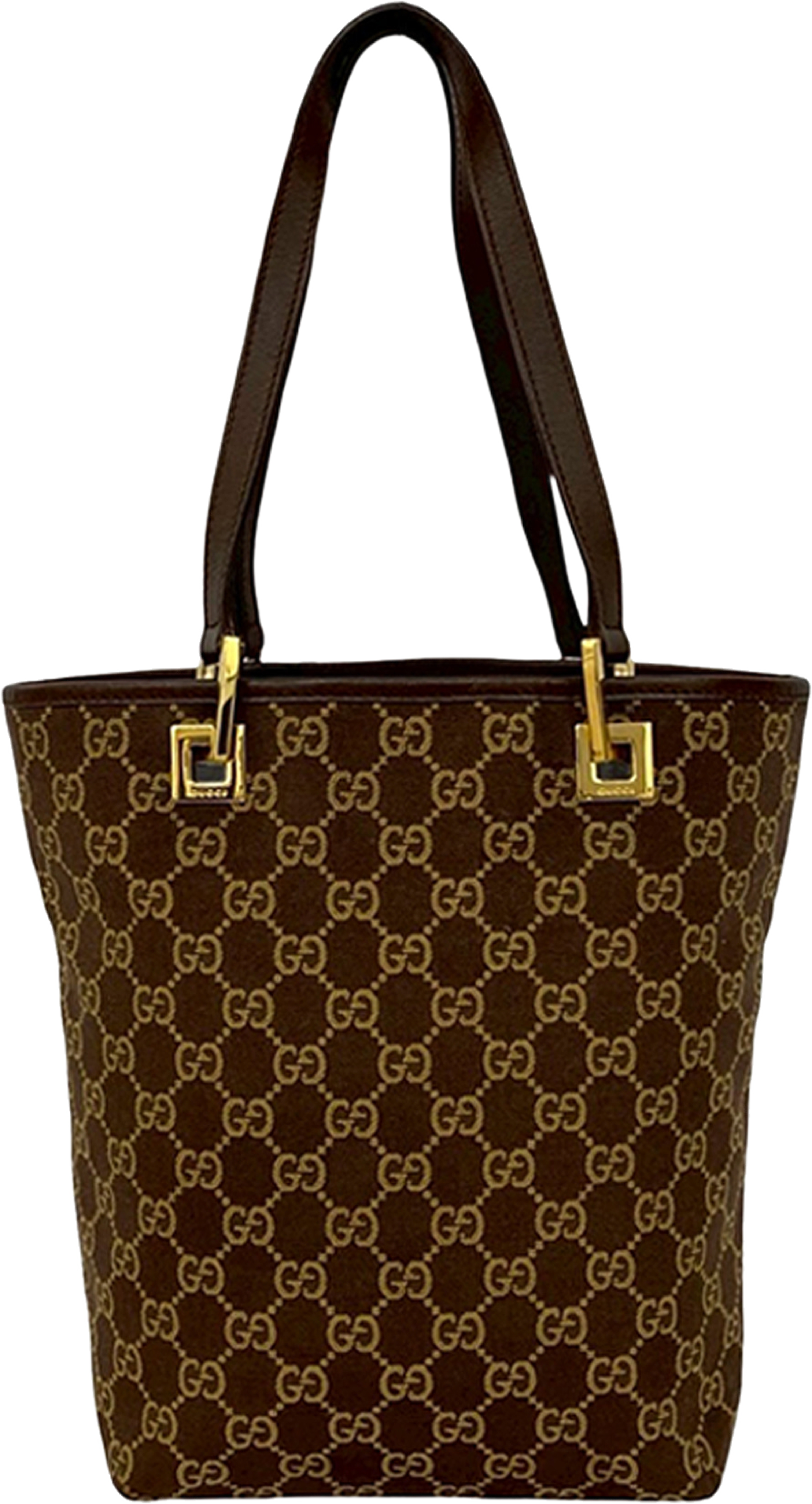 Gucci Gg Canvas Tote, från Luxclusif, i färgen dark brown. Klicka för att öppna bilden i stort format