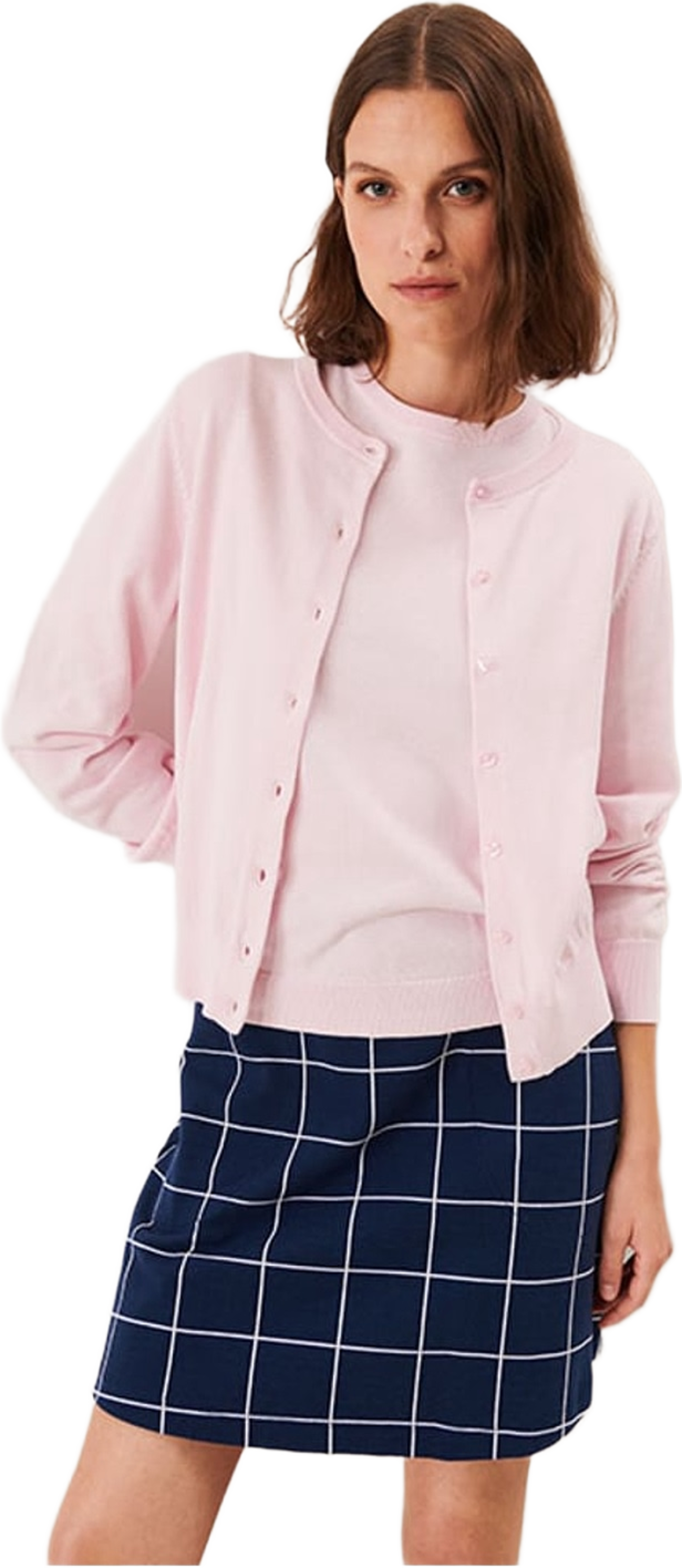 Solange Cardigan, från Jumperfabriken, i färgen light pink. Klicka för att öppna bilden i stort format