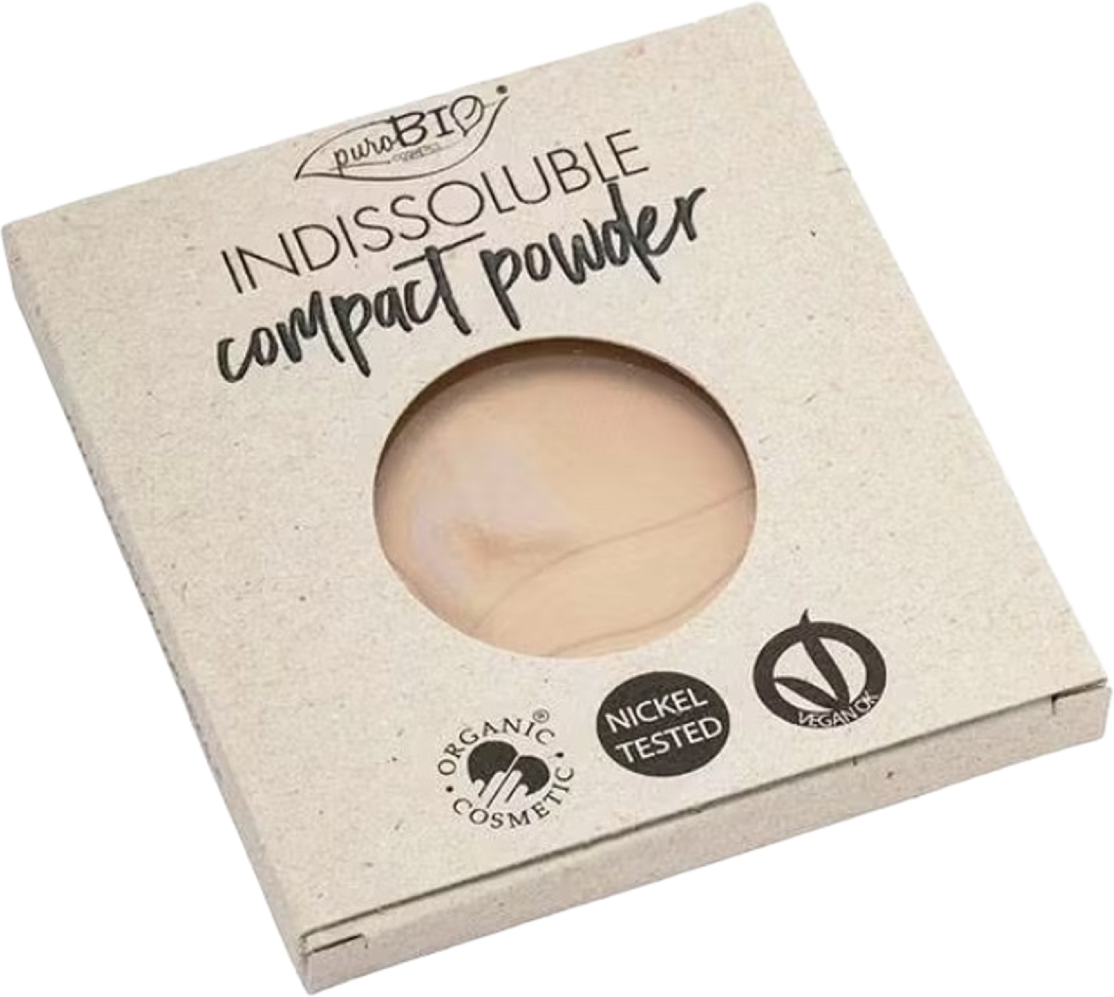 Indissoluble Compact Powder - Refill, från PuroBio, i färgen 04 refill. Klicka för att öppna bilden i stort format