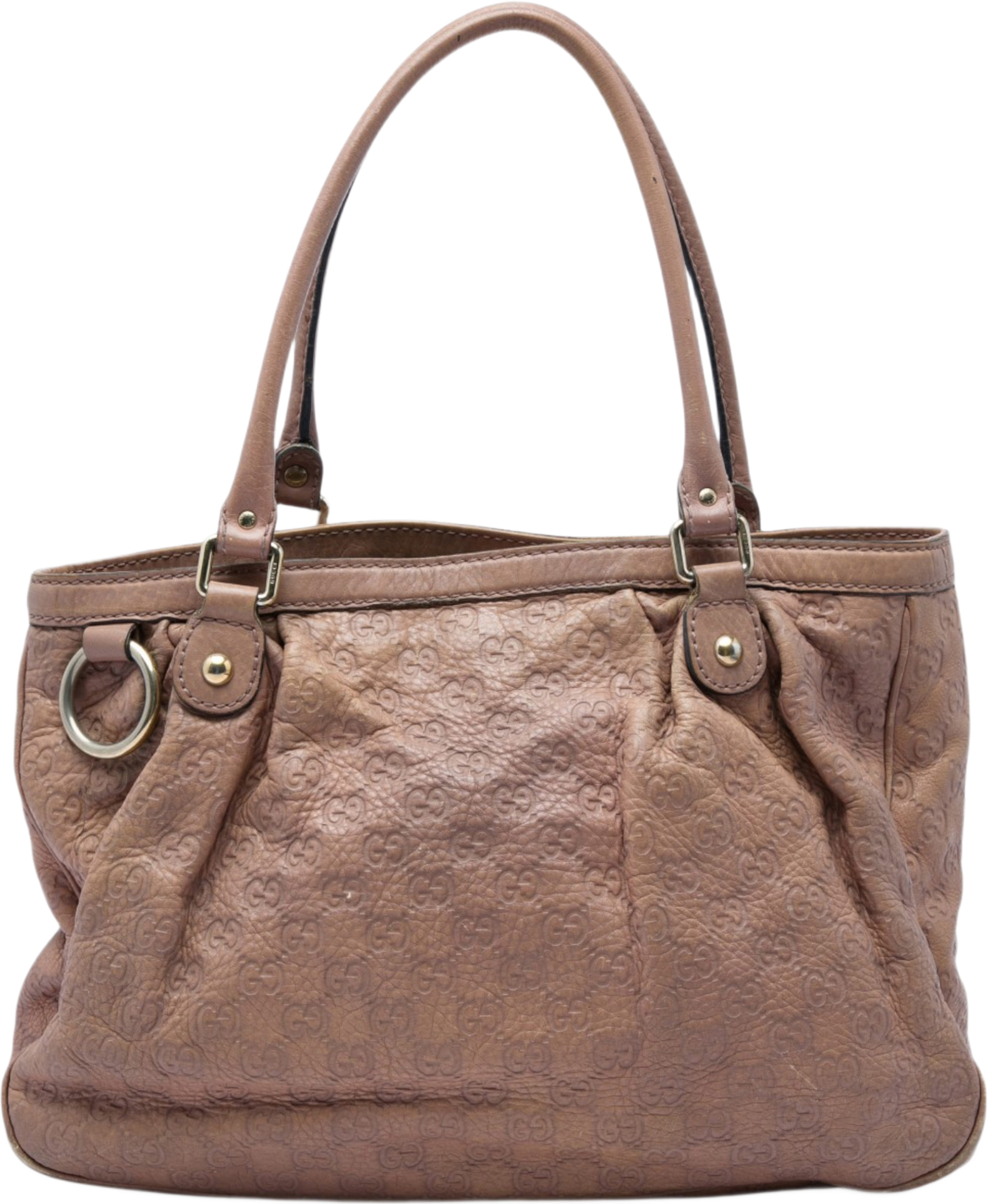 Gucci Guccissima Sukey Tote, från Luxclusif, i färgen rosa. Klicka för att öppna bilden i stort format