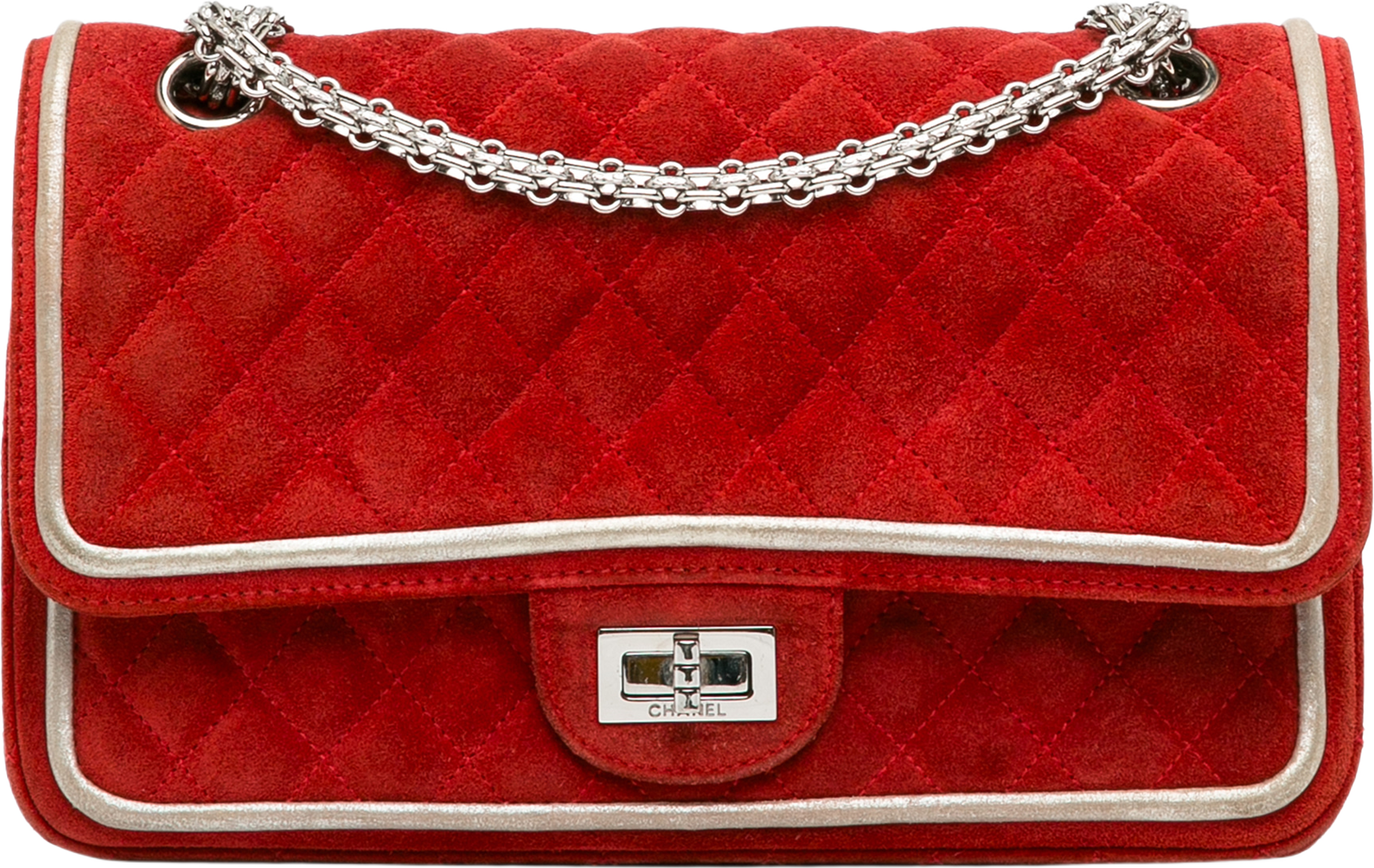 Chanel Medium Suede Re-issue 2.55 Double Flap