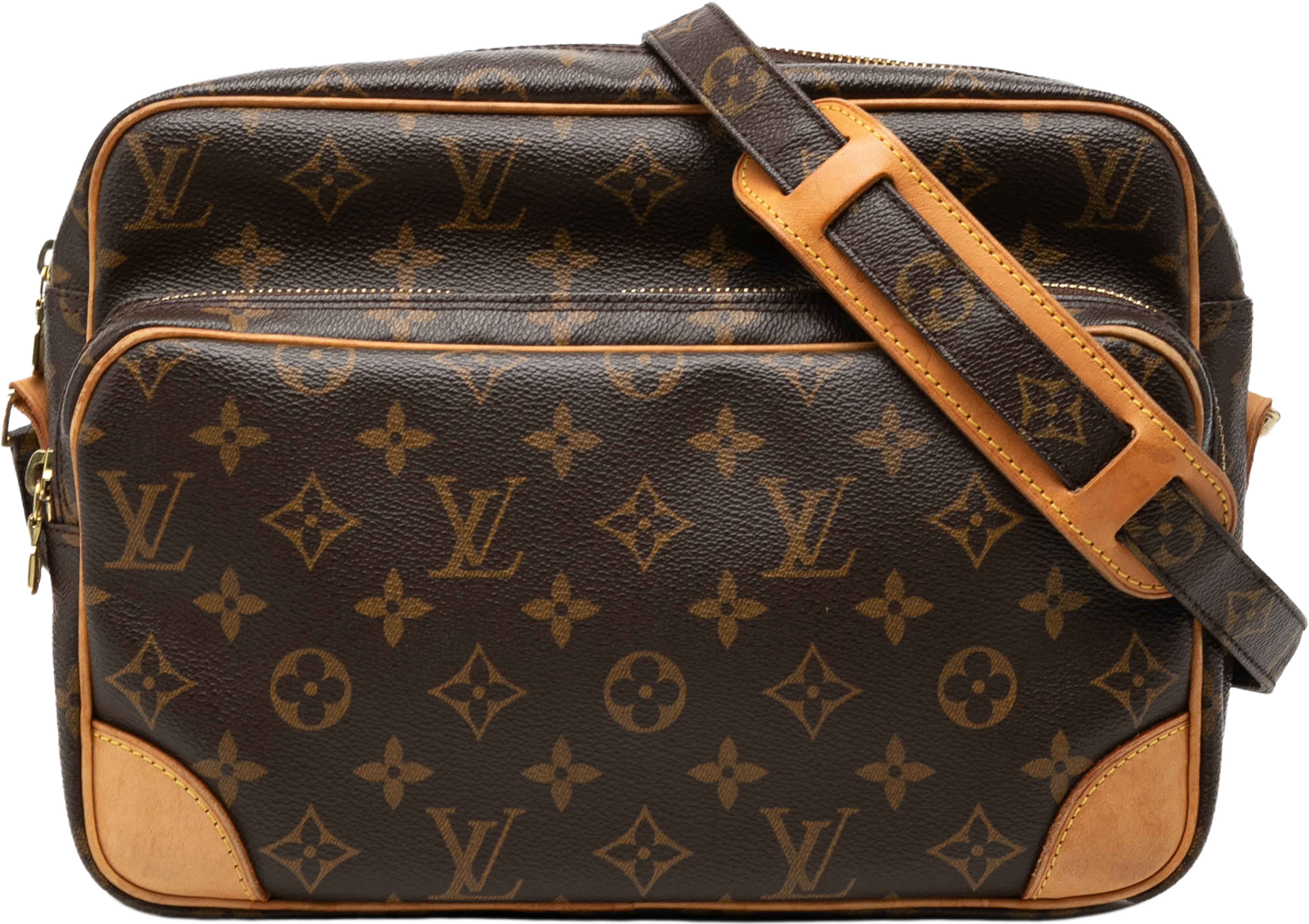 Louis Vuitton Monogram Nil Crossbody, från Luxclusif, i färgen brown. Klicka för att öppna bilden i stort format