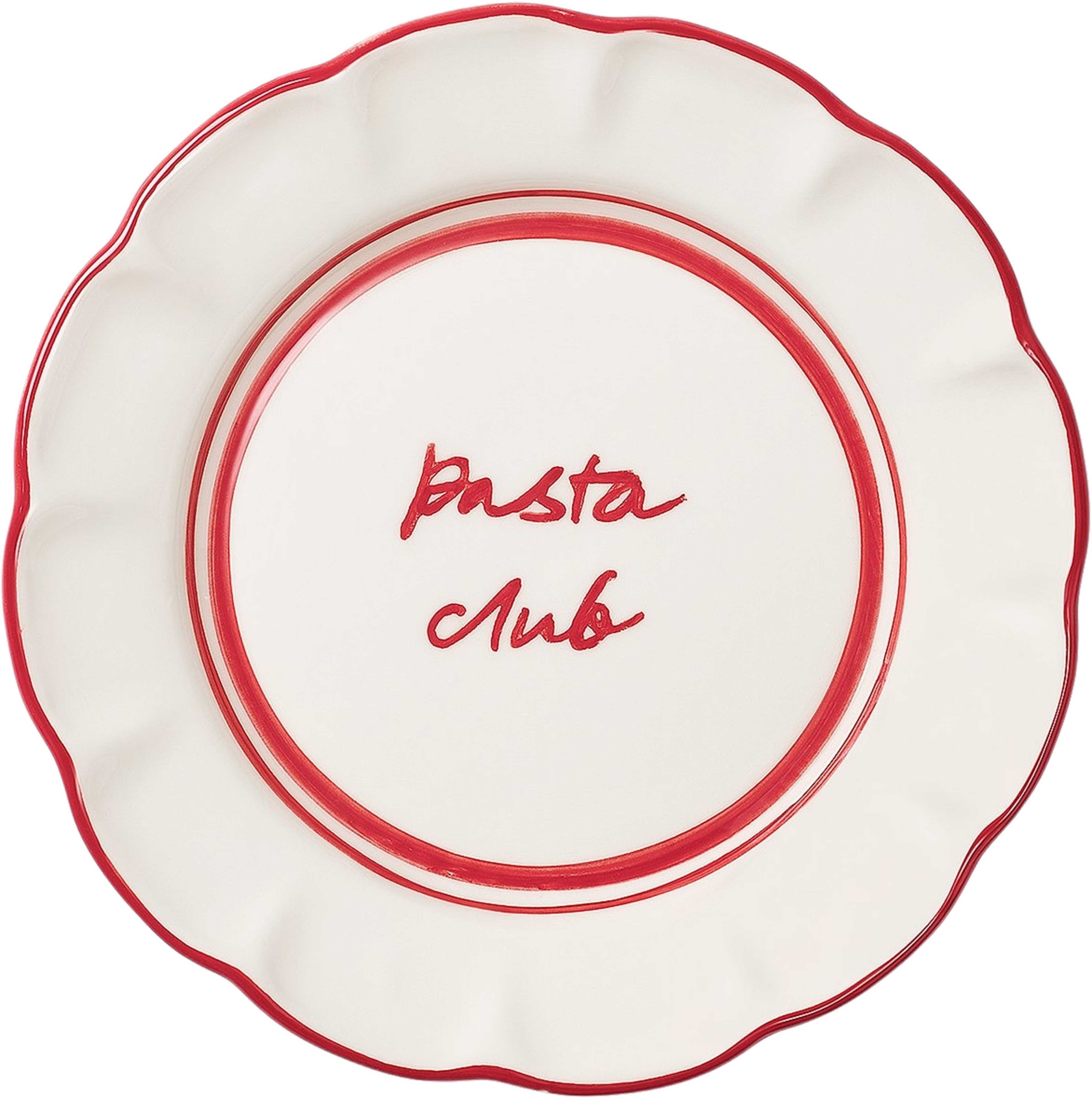 Bistro Assiett - 21.5 Cm, från Pick A Poppy, i färgen red. Klicka för att öppna bilden i stort format