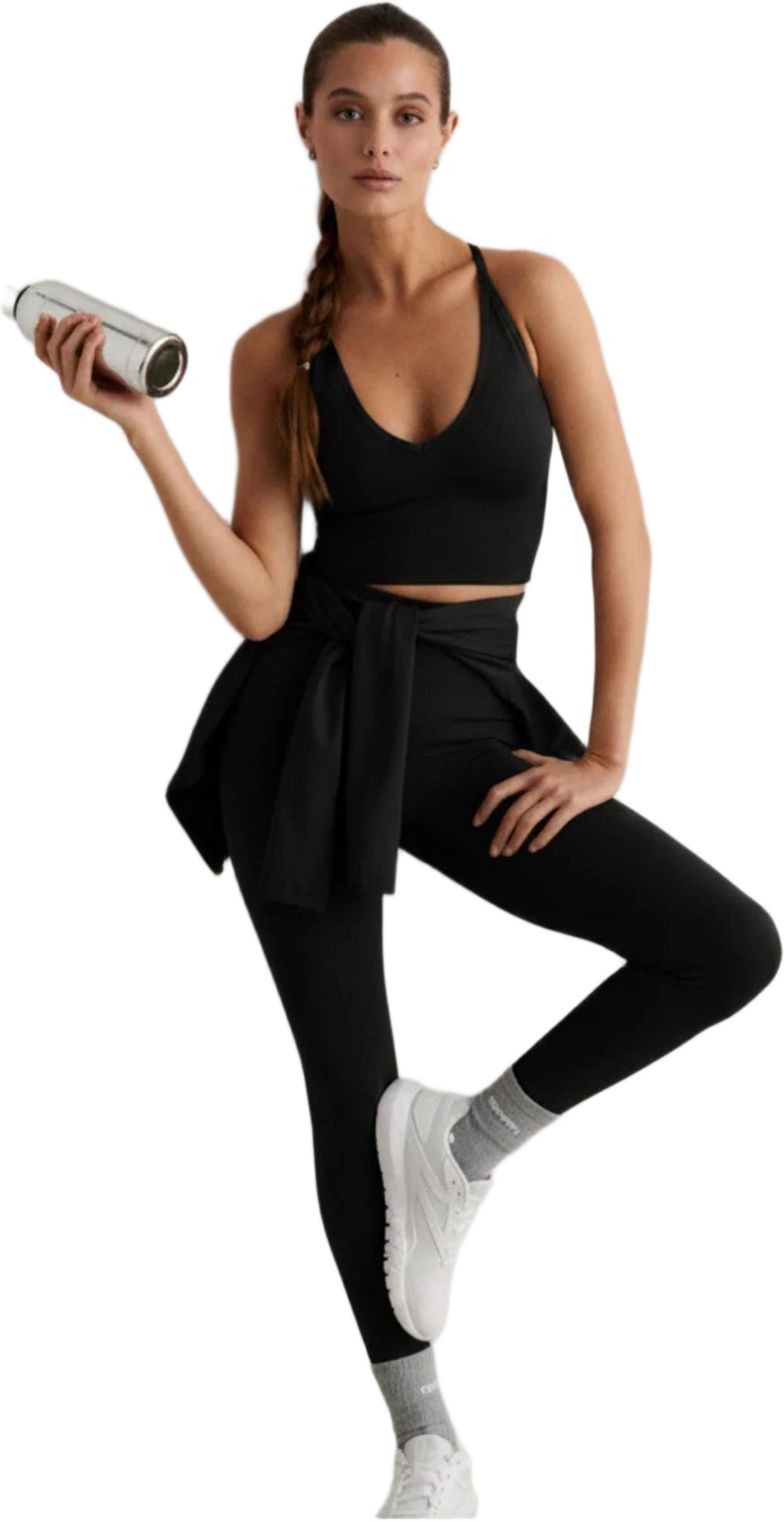 Shape Seamless Tall Tights, från aim'n, i färgen black. Klicka för att öppna bilden i stort format