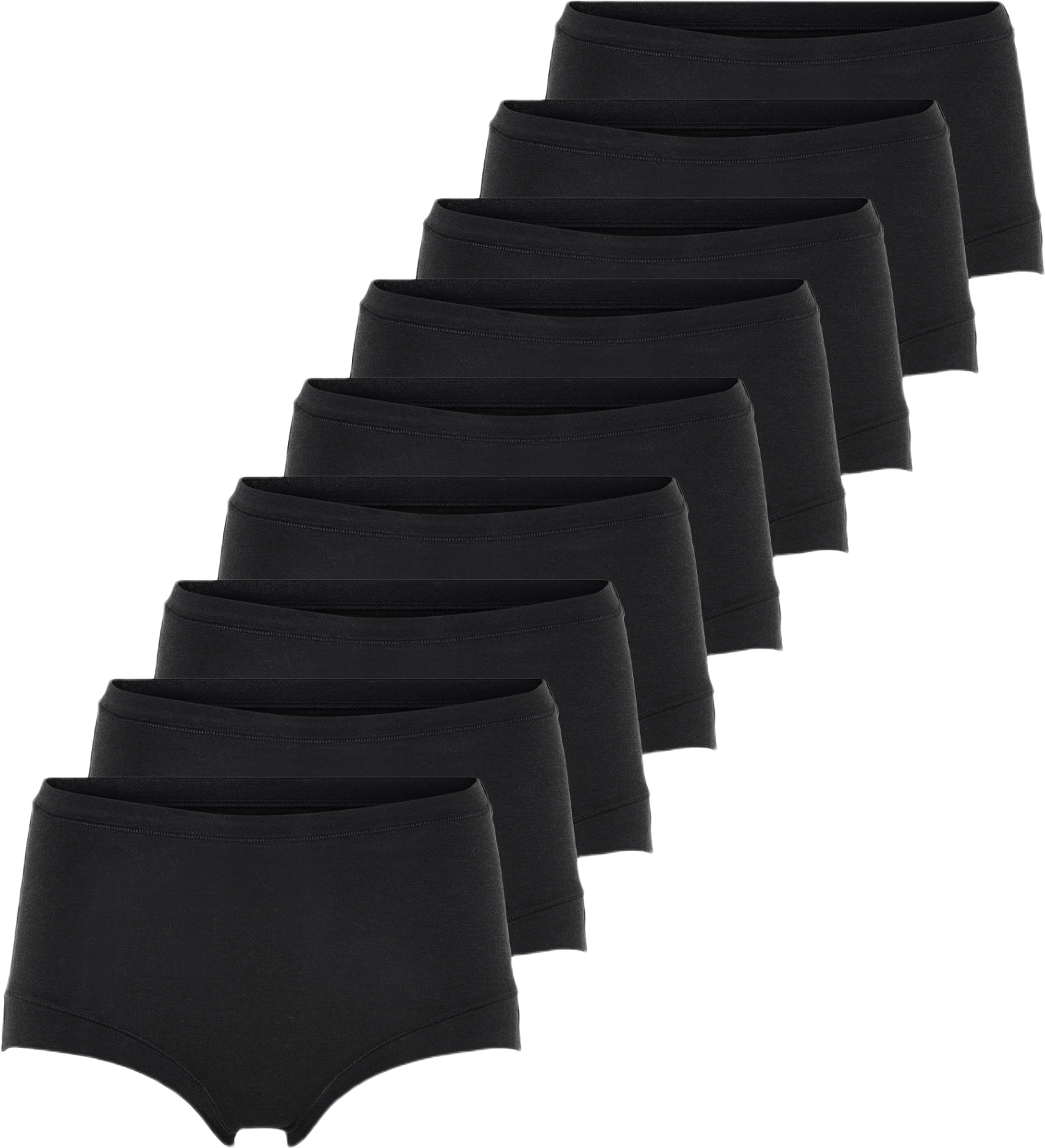 Bambu, Maxi Brief, 9-pack, Svart