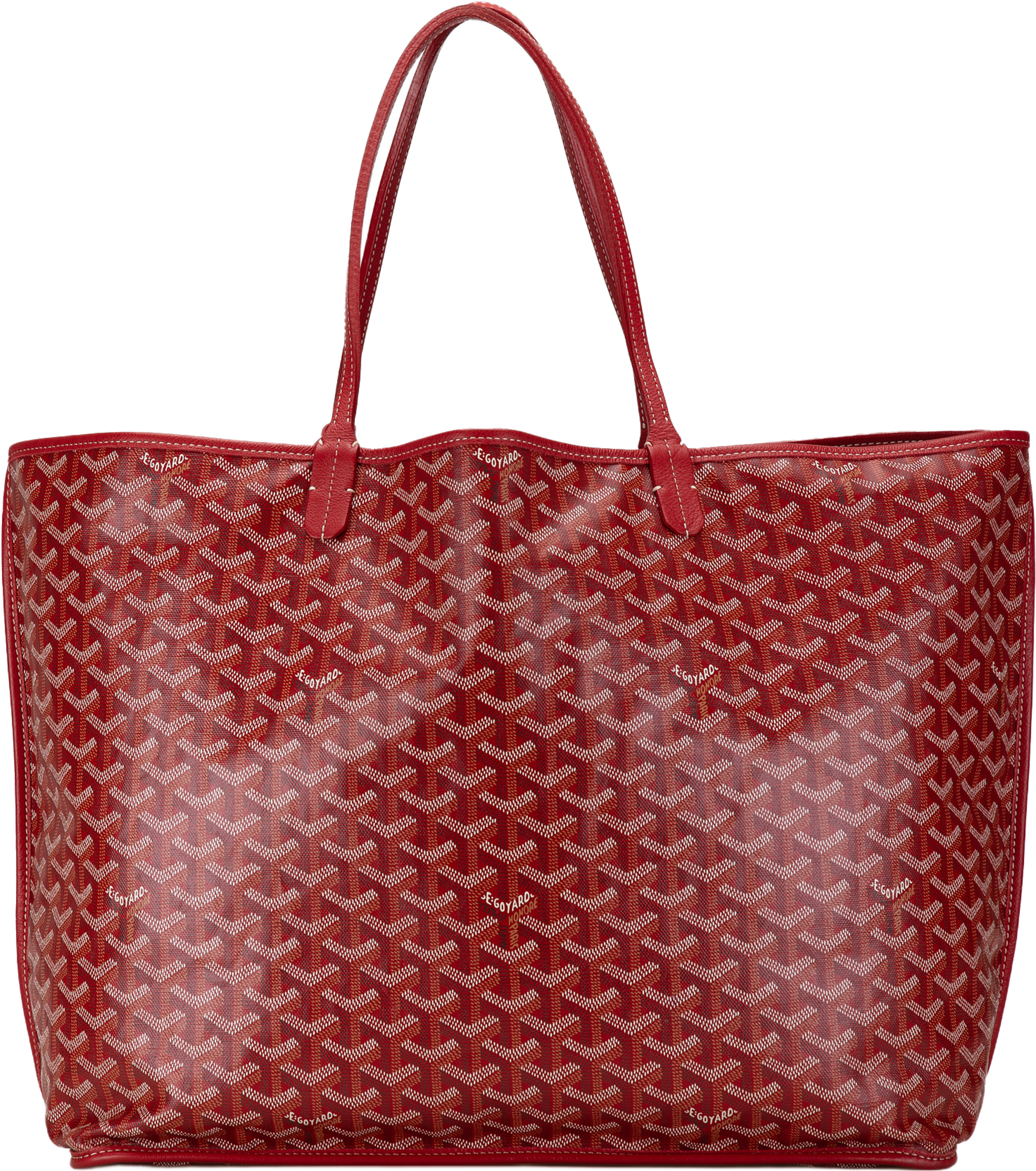 Goyard Goyardine Artois Gm, från Luxclusif, i färgen red. Klicka för att öppna bilden i stort format
