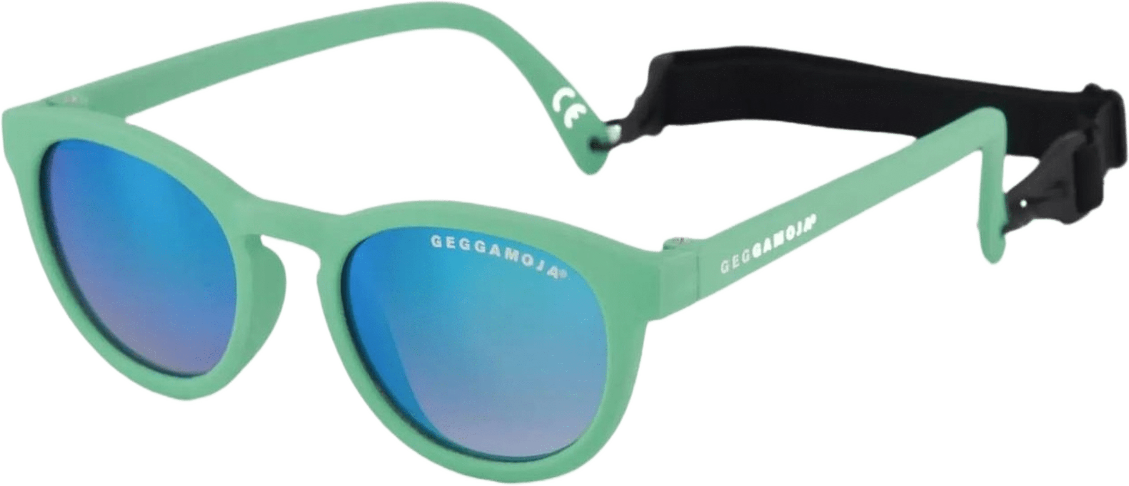 Solglasögon Baby, från Geggamoja, i färgen grön. Klicka för att öppna bilden i stort format