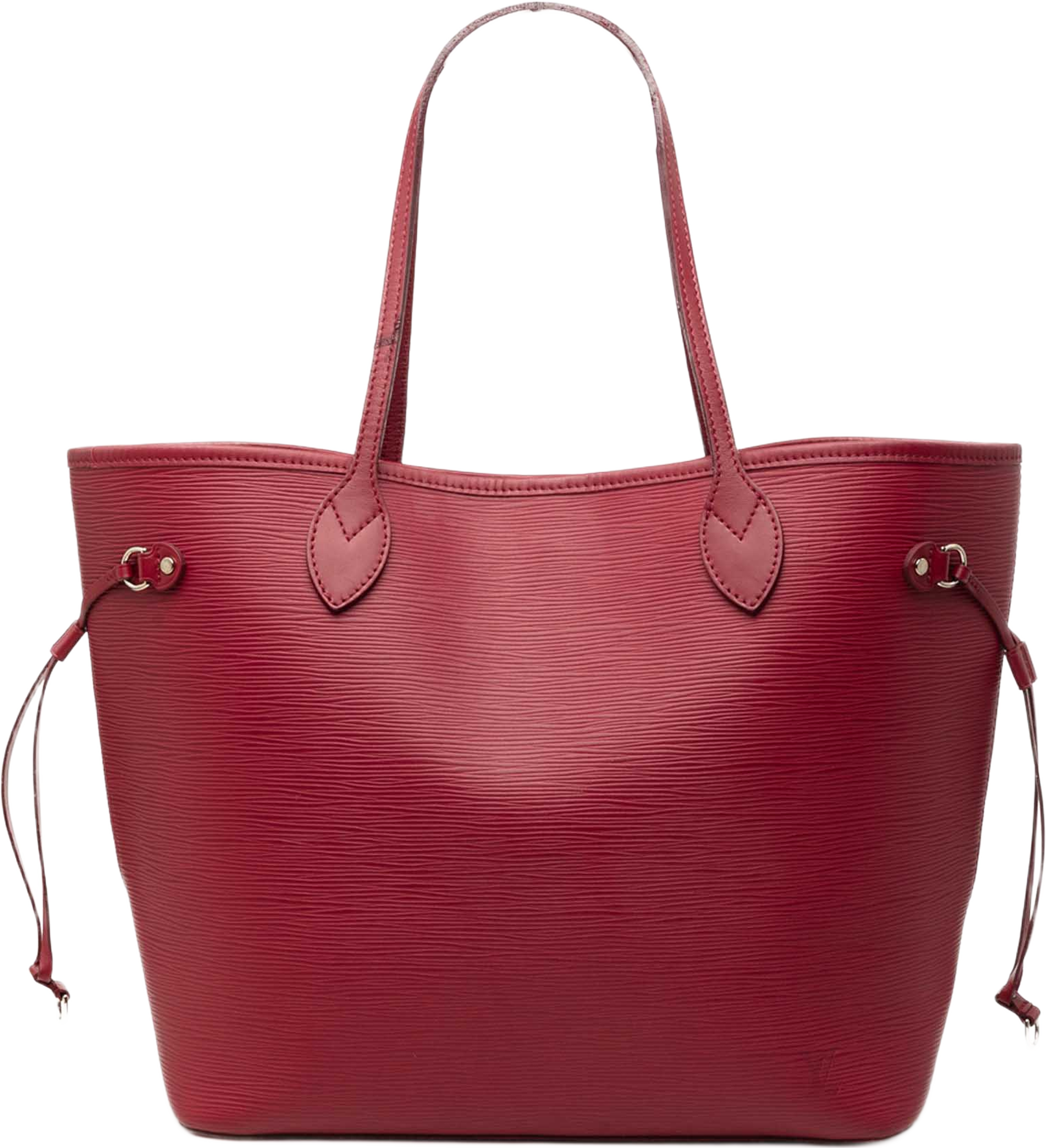 Louis Vuitton Epi Neverfull Mm, från Luxclusif, i färgen röd. Klicka för att öppna bilden i stort format