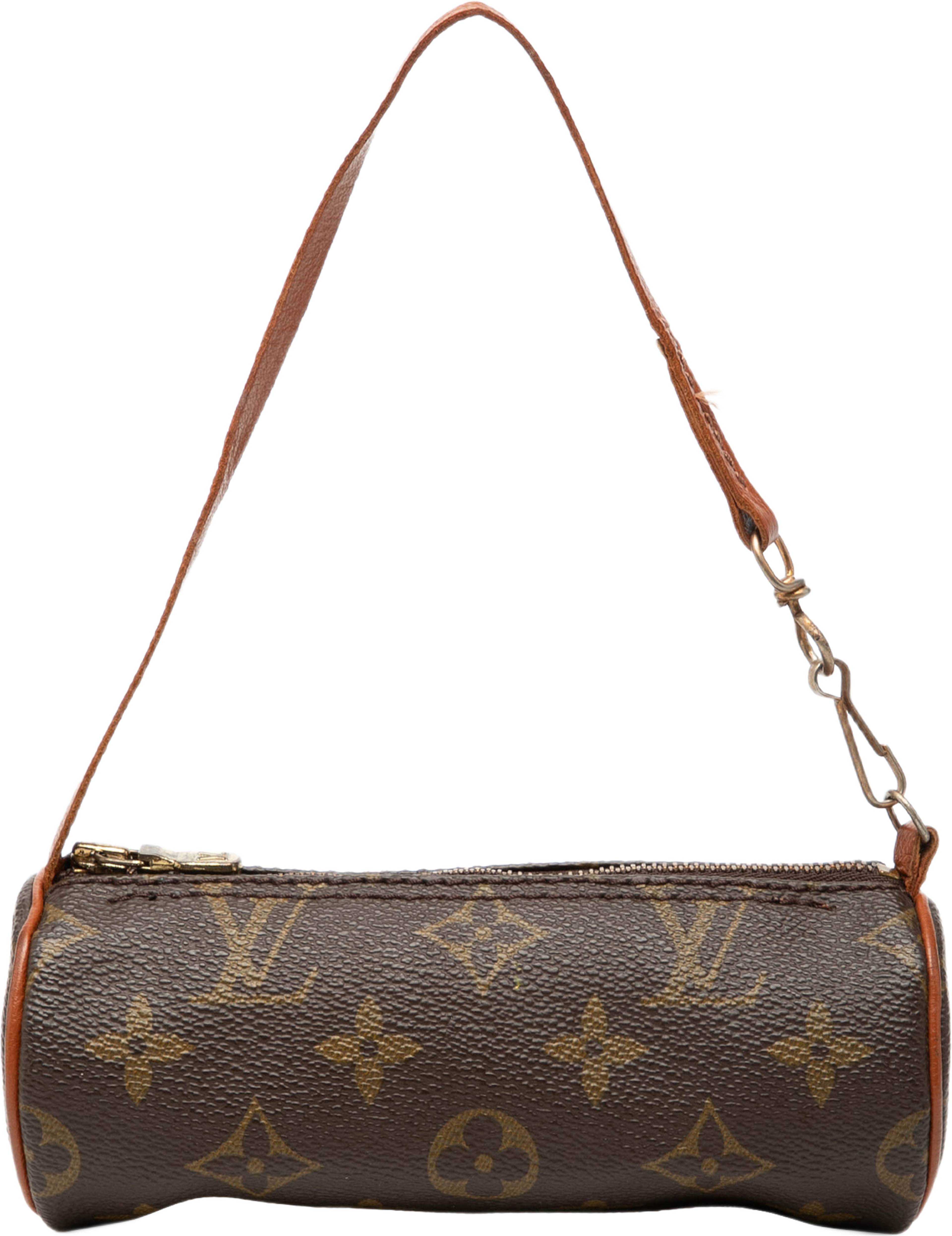 Louis Vuitton Monogram Papillon Pochette, från Luxclusif, i färgen brun. Klicka för att öppna bilden i stort format