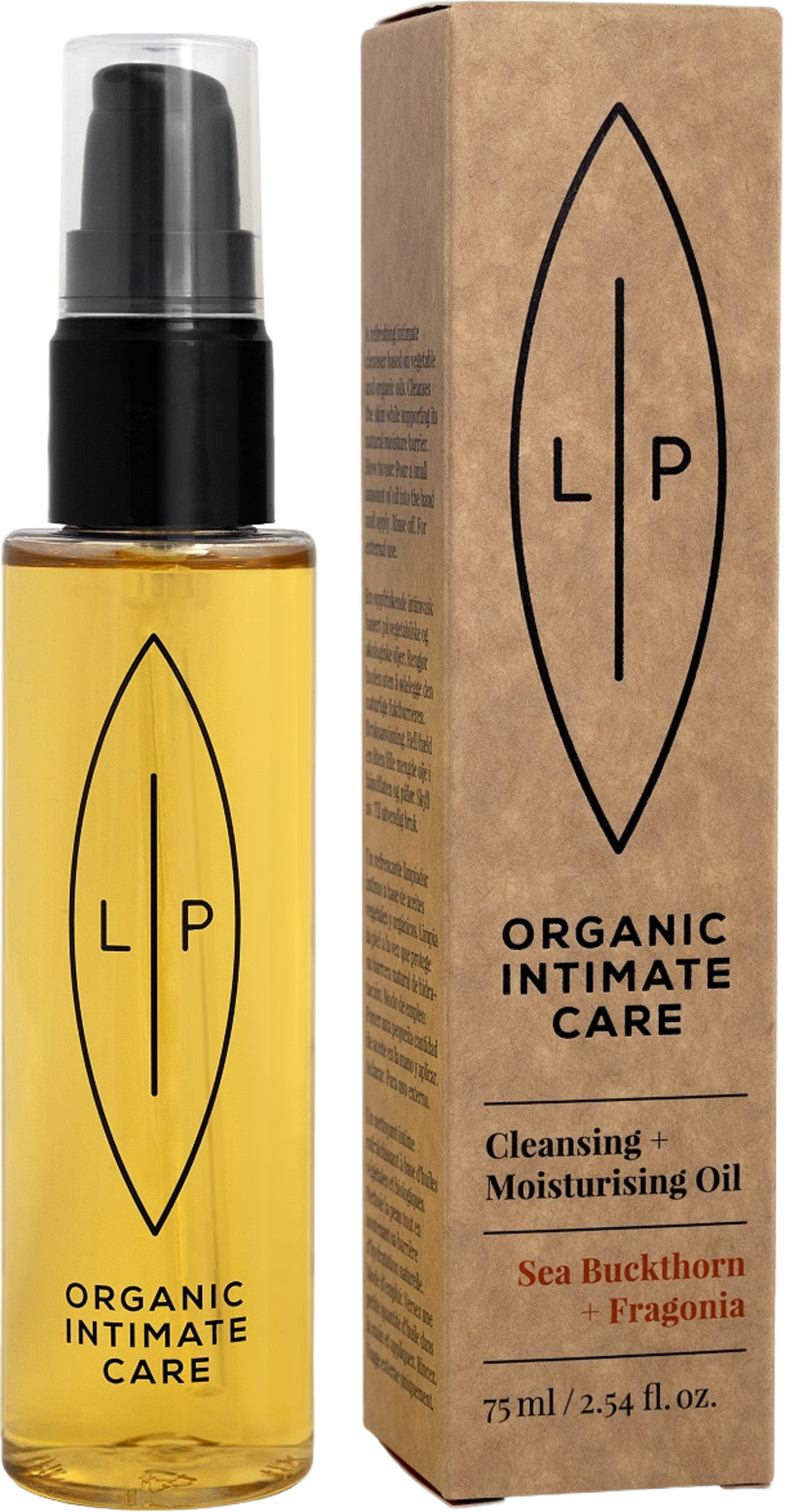 Cleansing + Moisturising Oil, Sea Buckthorn + Fragonia