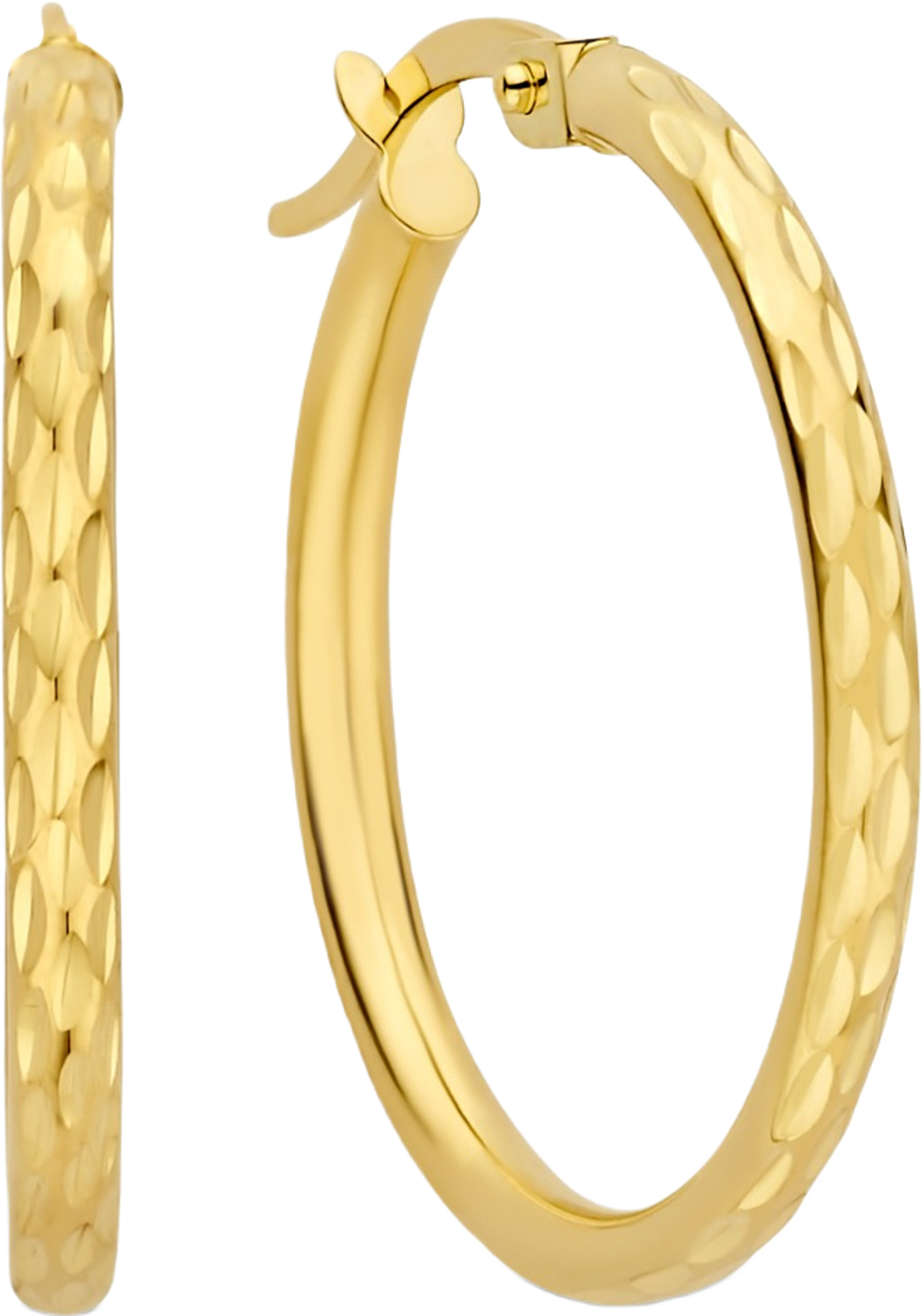 Rivoli 14 Karat Guld Creoler