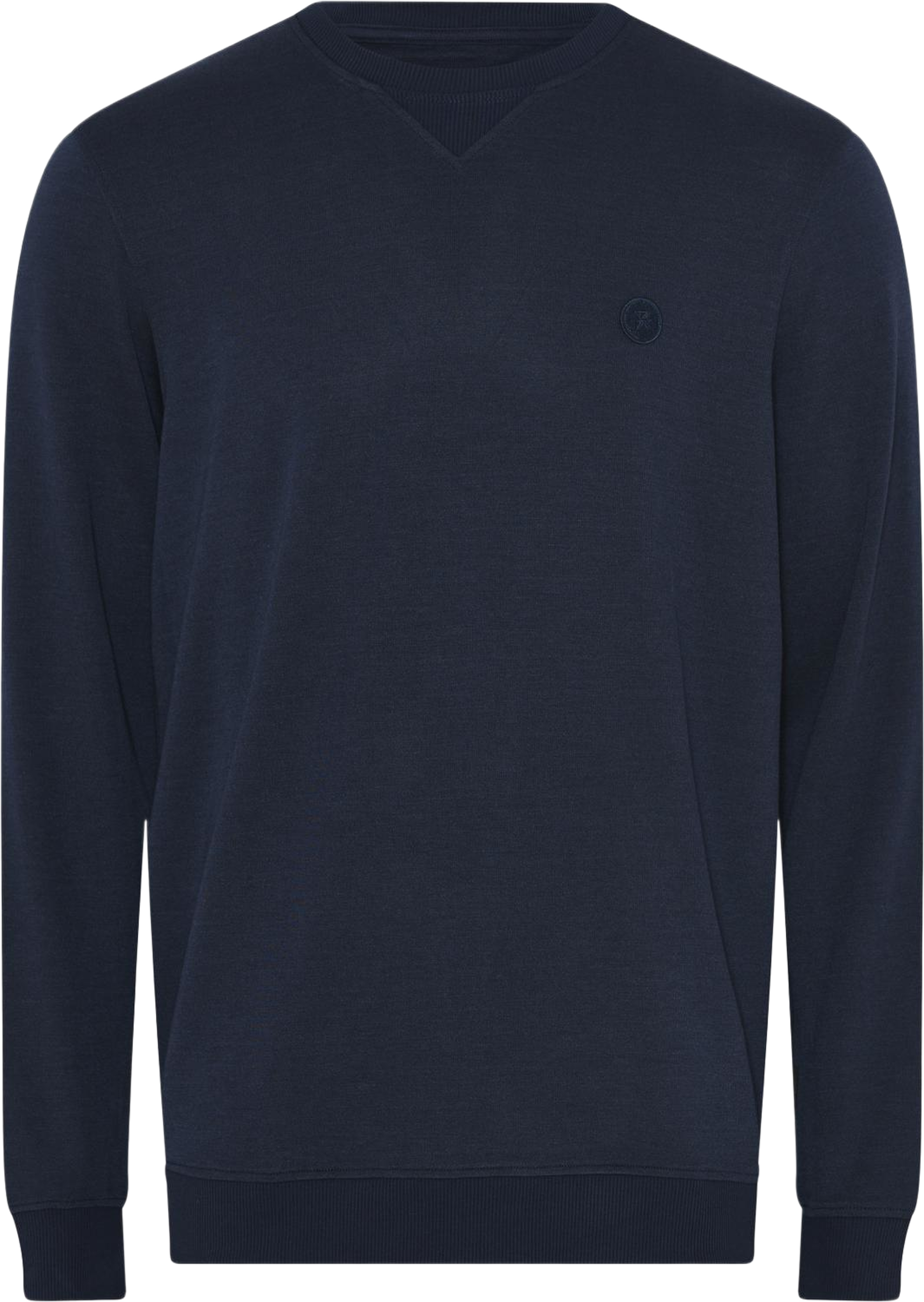 Bambu Sweatshirt Med Logo Emblem, Fsc, från JBS of Denmark, i färgen navy. Klicka för att öppna bilden i stort format