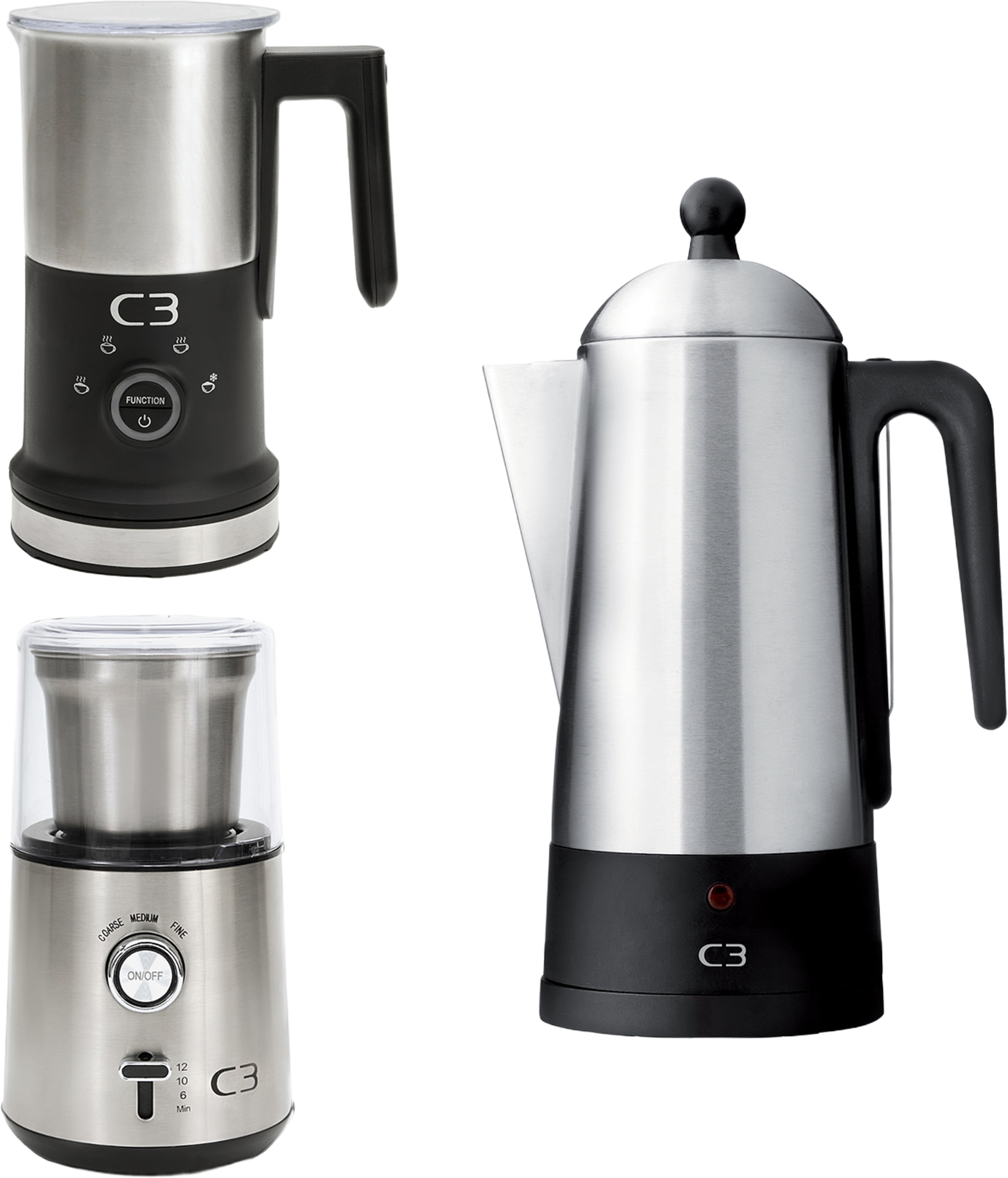 C3 Paket Designpaketet 10kp Rostfri, från C3, i färgen rostfritt. Klicka för att öppna bilden i stort format