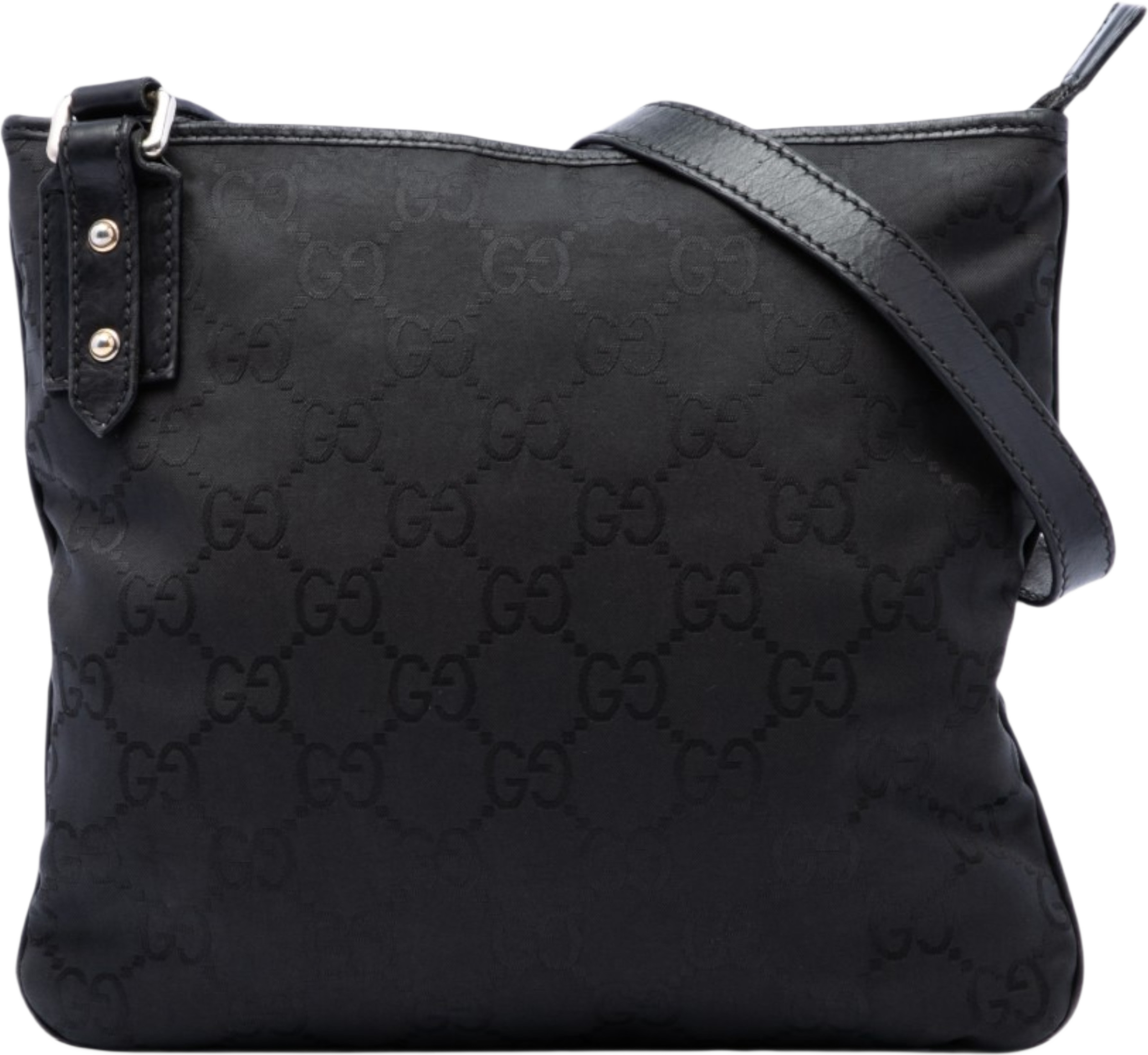 Gucci Gg Nylon Crossbody, från Luxclusif, i färgen svart. Klicka för att öppna bilden i stort format