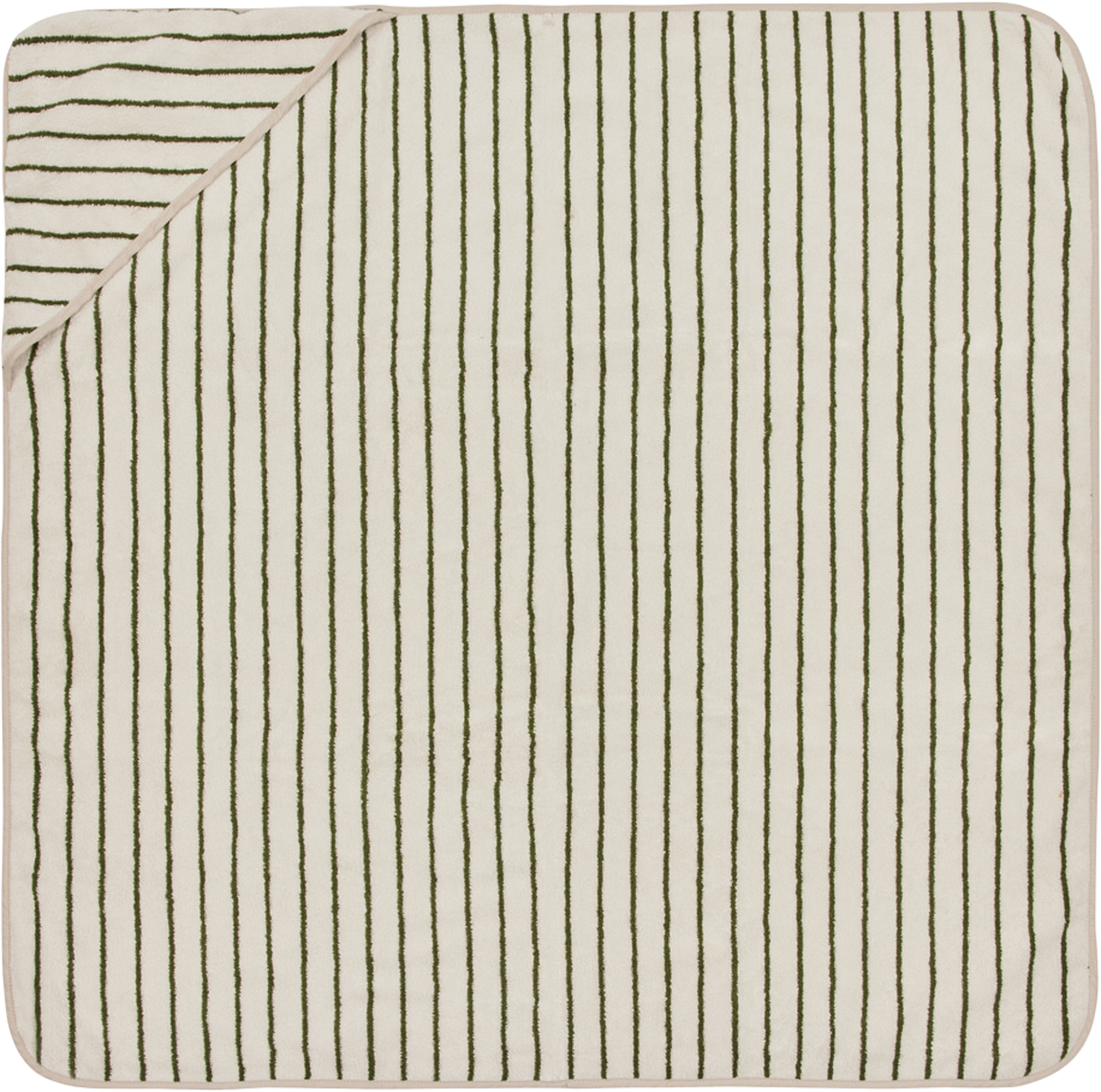 Raita Hooded Towel, från OYOY Mini, i färgen offwhite. Klicka för att öppna bilden i stort format