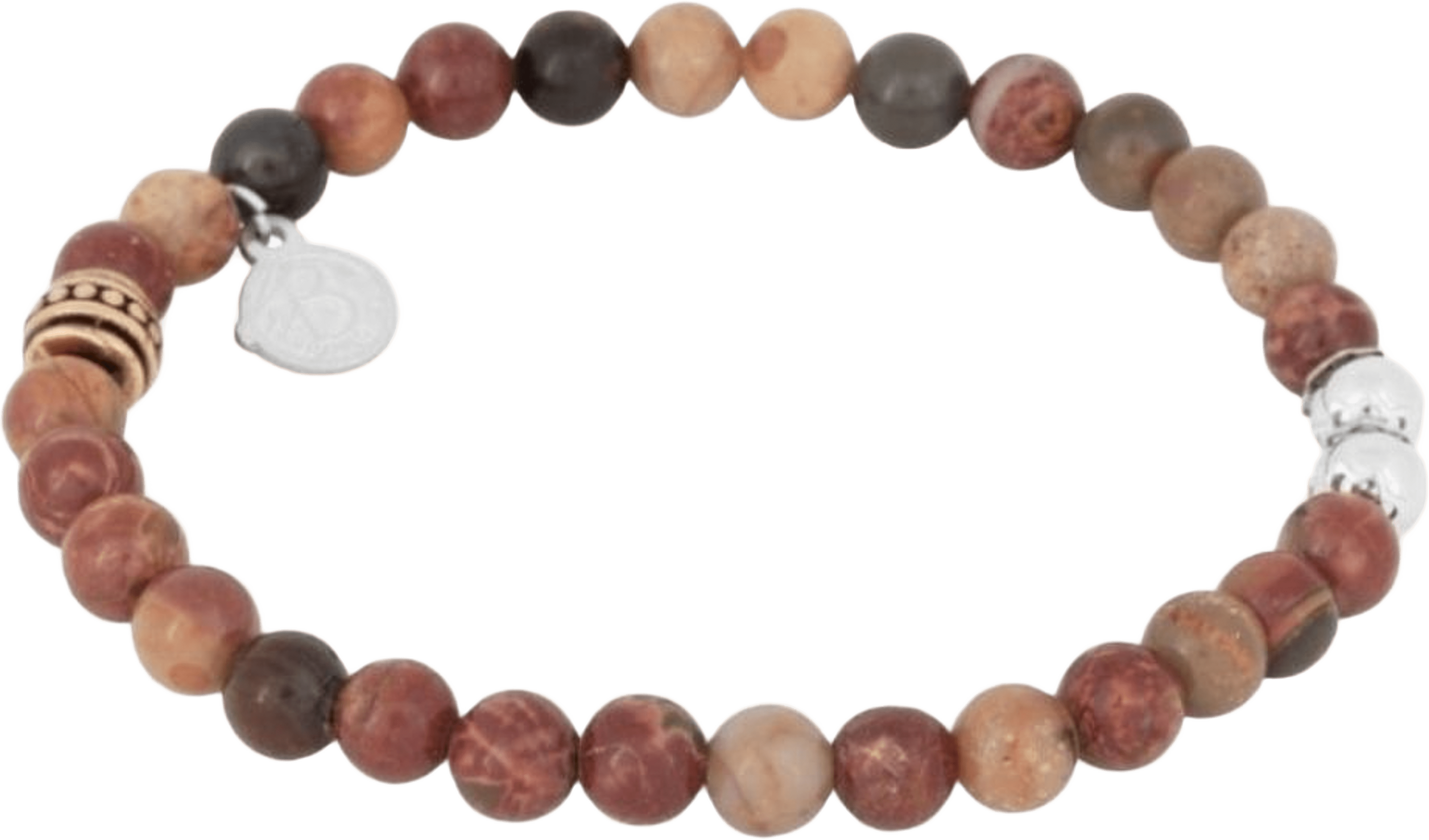 Bonny Beaded Bracelet Red, från by BILLGREN, i färgen röd/brun. Klicka för att öppna bilden i stort format