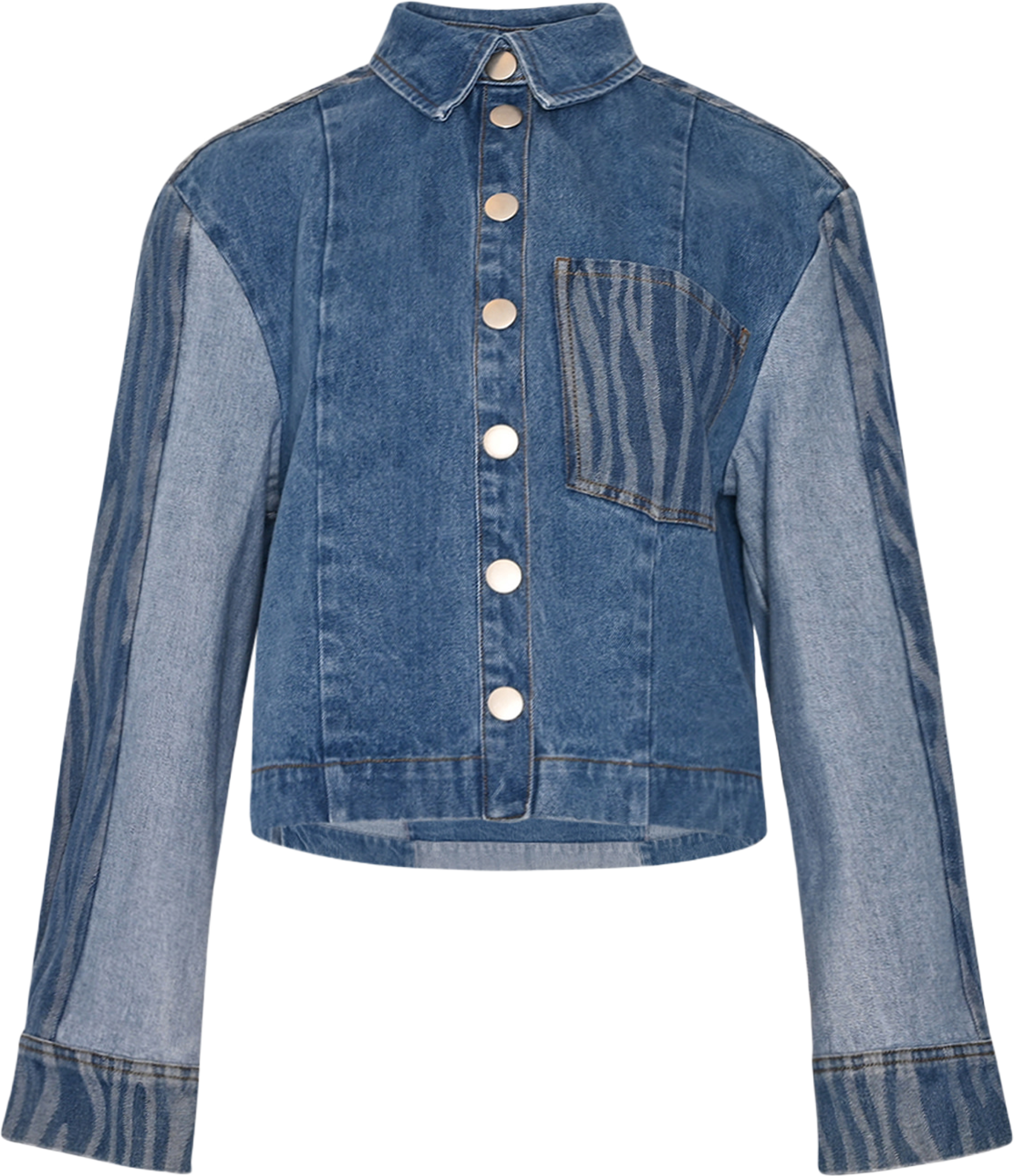 Kimbra Shirt - Patch Denim