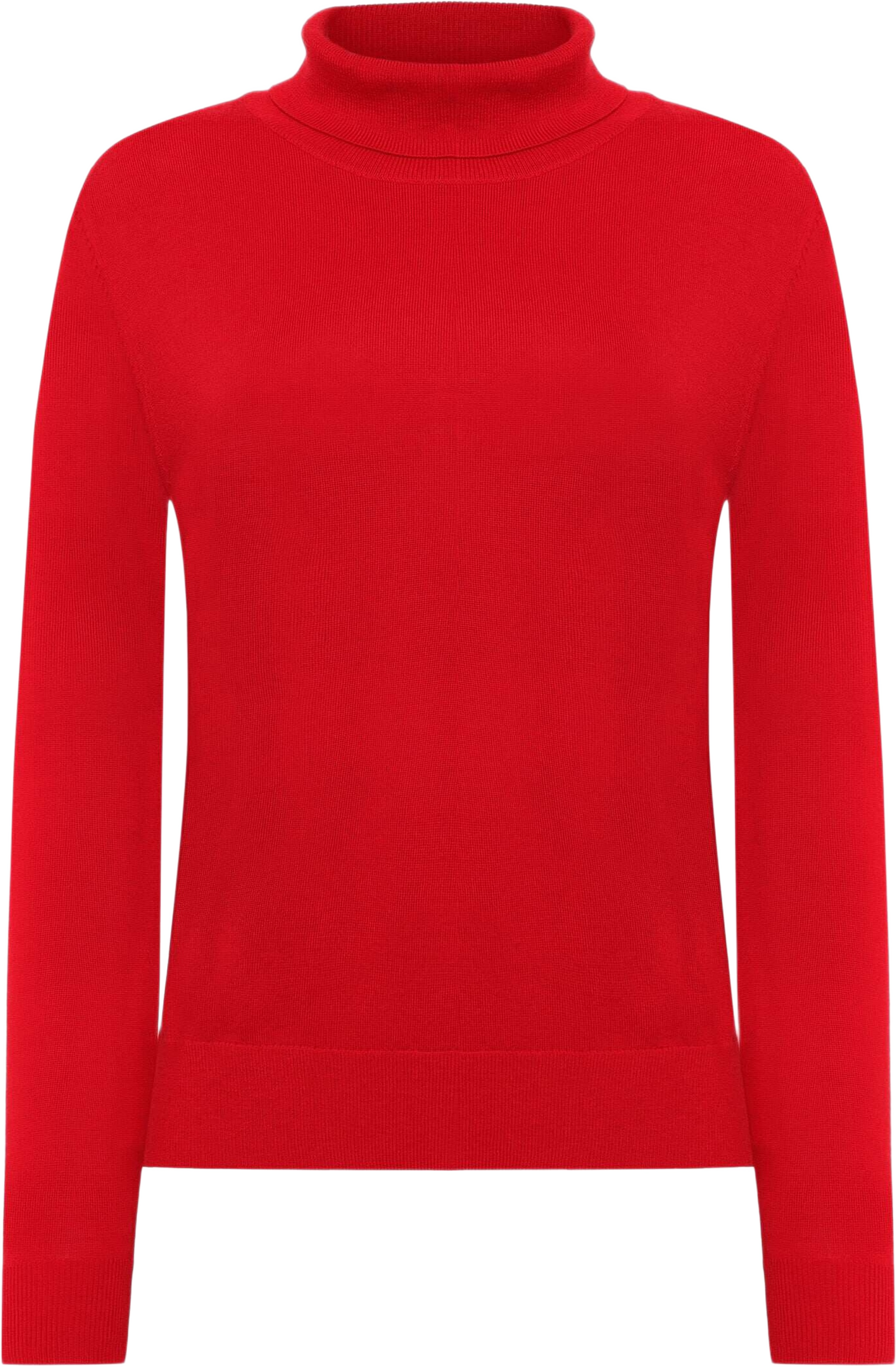 Siri Merino Turtleneck, från Newhouse, i färgen röd. Klicka för att öppna bilden i stort format