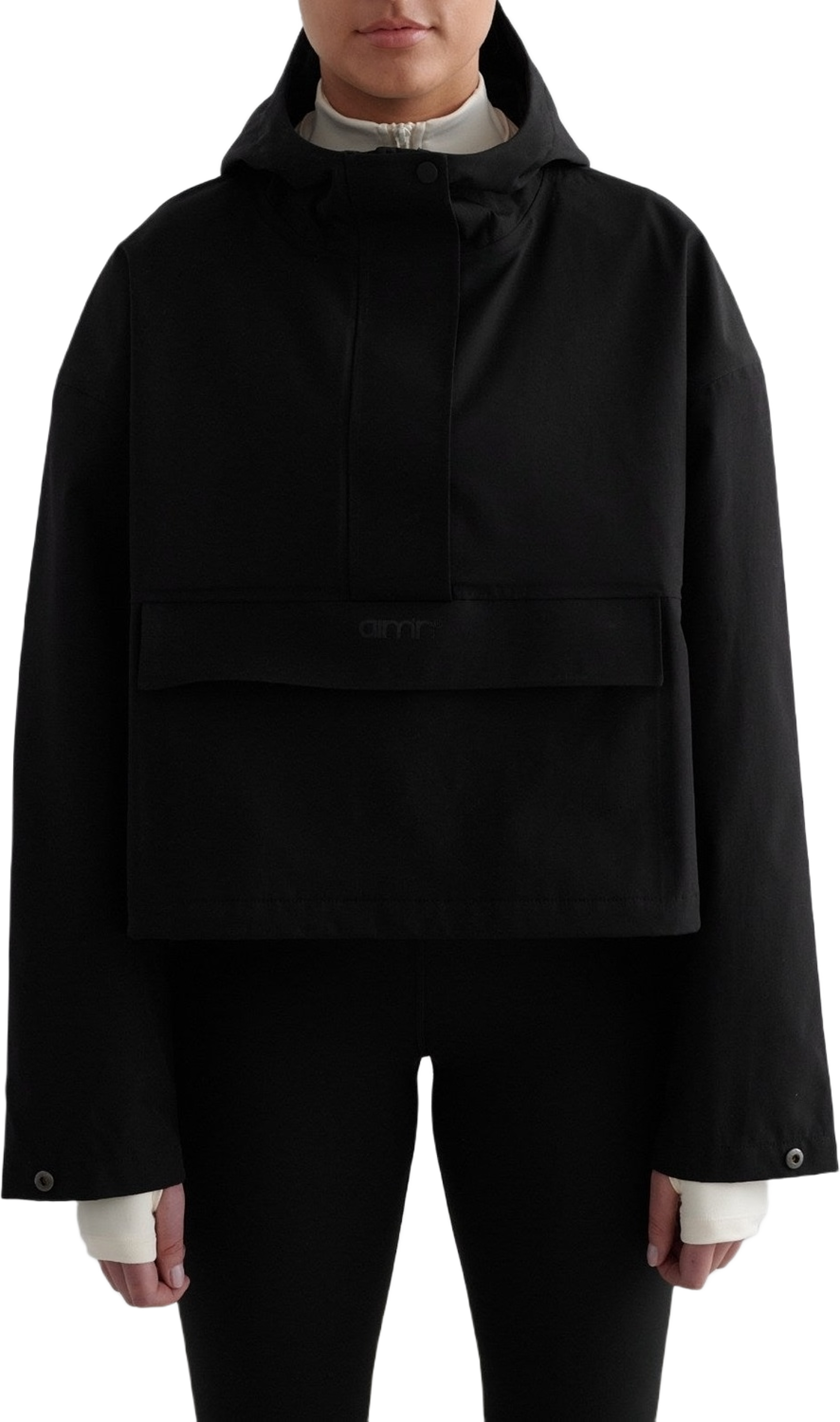 Black Waterproof Anorak