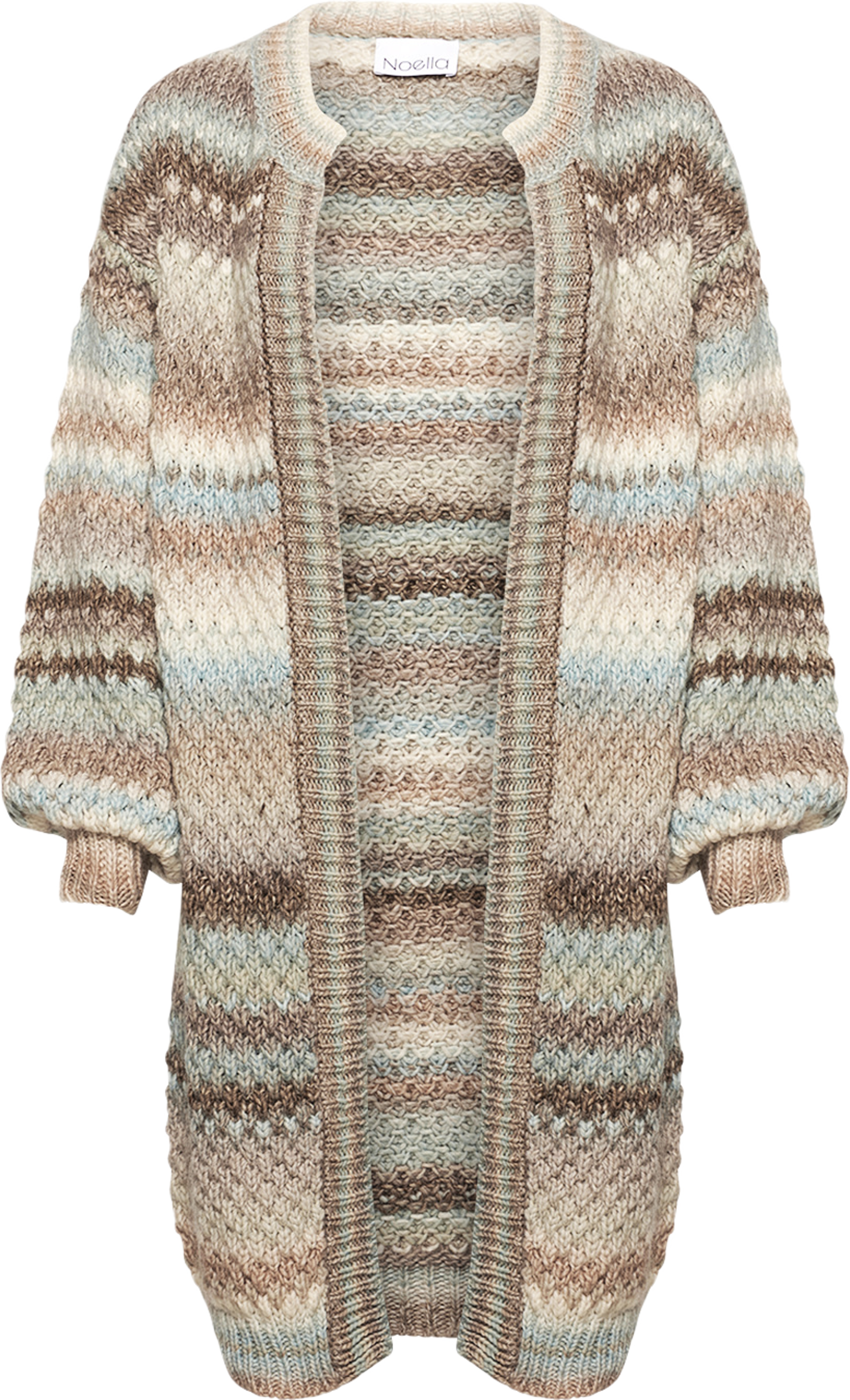Gio Knit Cardigan - Beige Mix