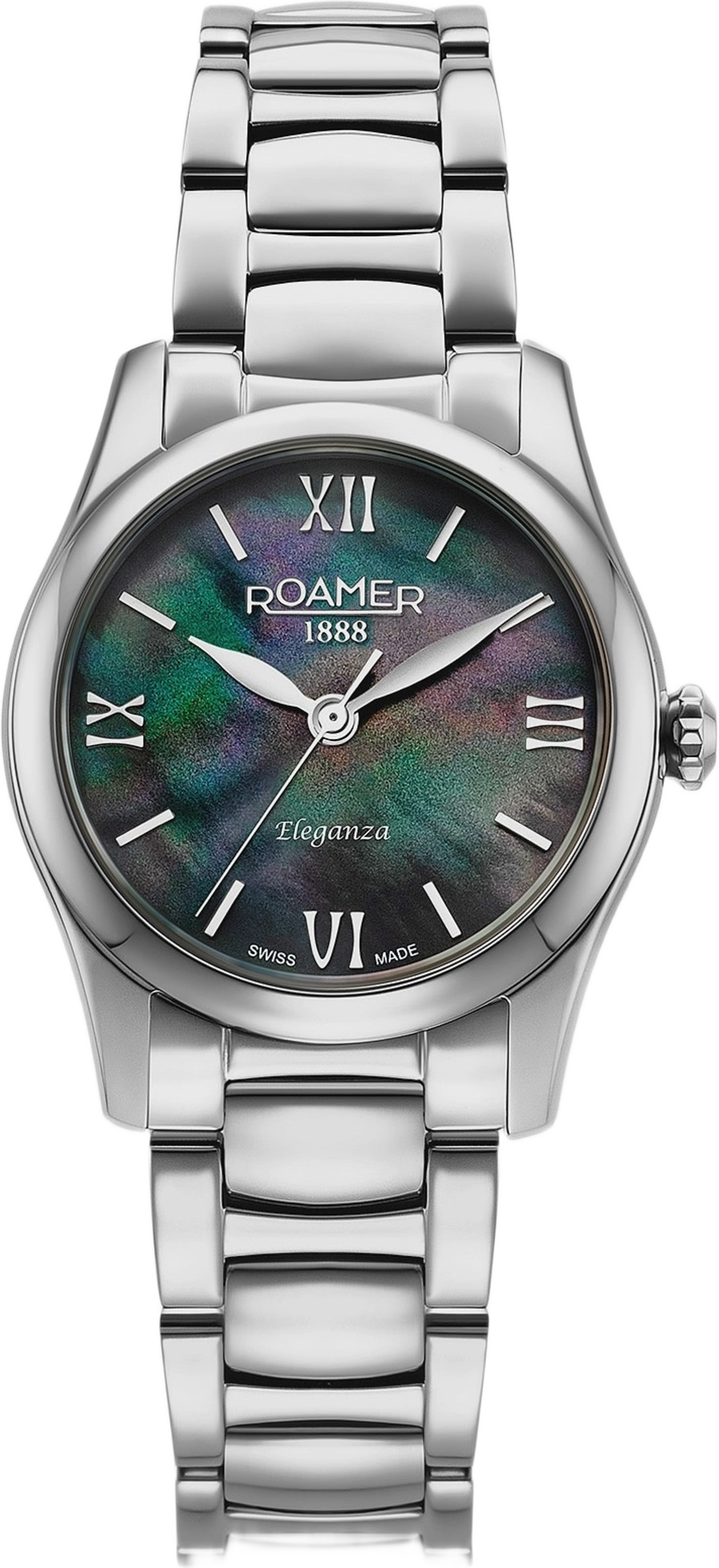 Roamer Eleganza Dam Grå/stållänk - 974847 41 80 20, från ROAMER, i färgen 1. Klicka för att öppna bilden i stort format