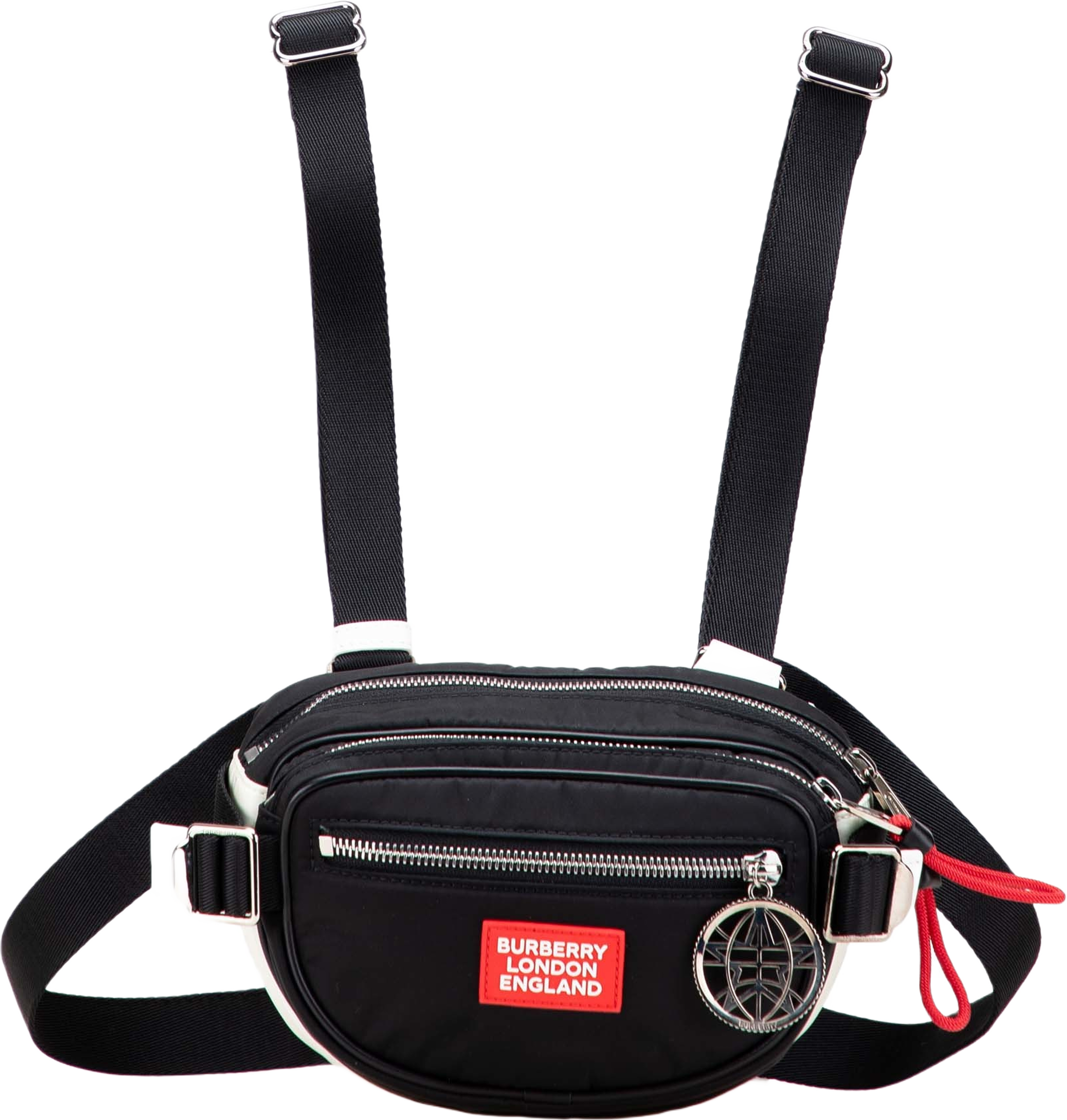 Burberry Nylon Cannon Utility Belt Bag, från Luxclusif, i färgen black. Klicka för att öppna bilden i stort format