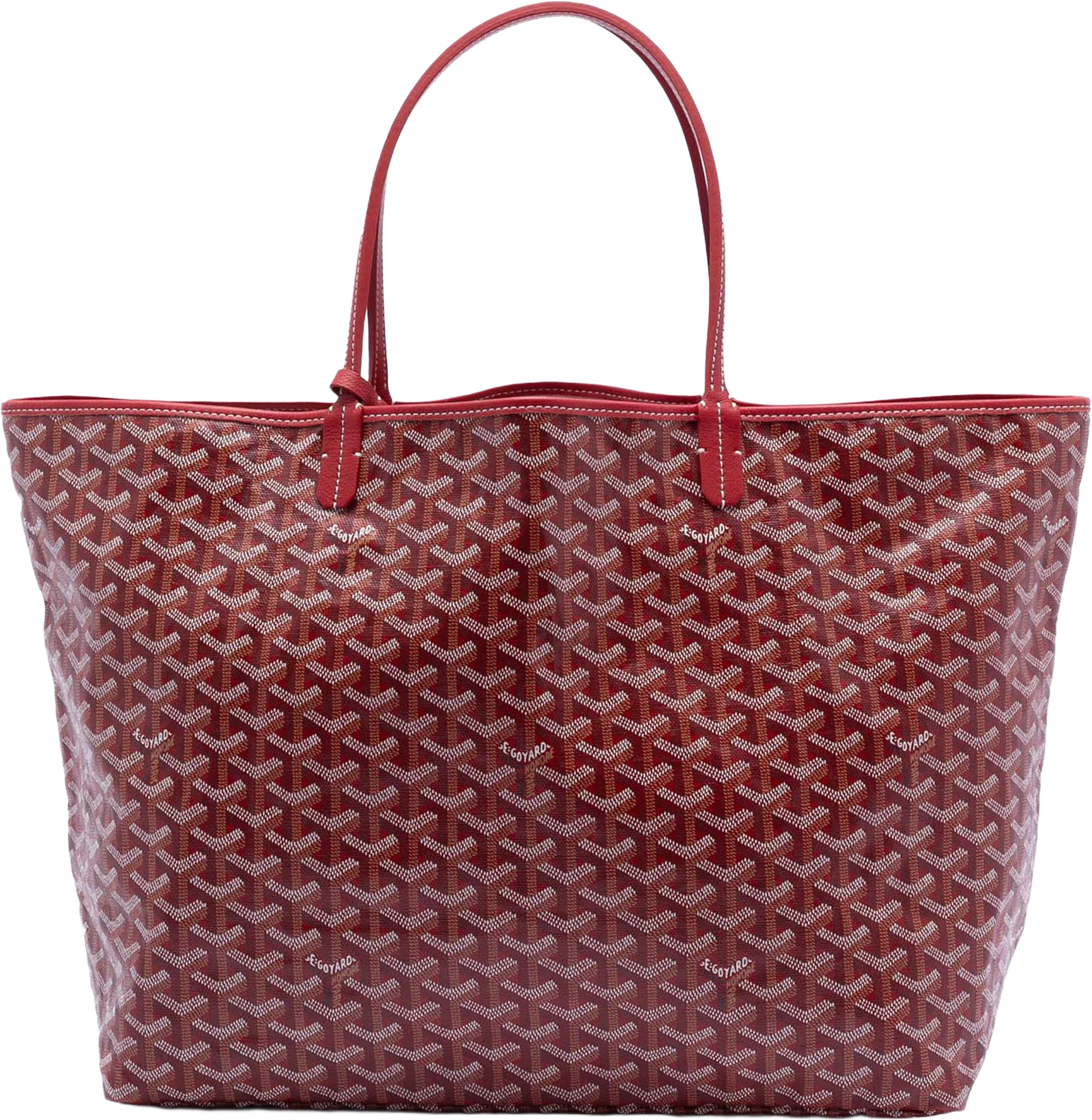 Goyard Goyardine Saint Louis Gm, från Luxclusif, i färgen red. Klicka för att öppna bilden i stort format