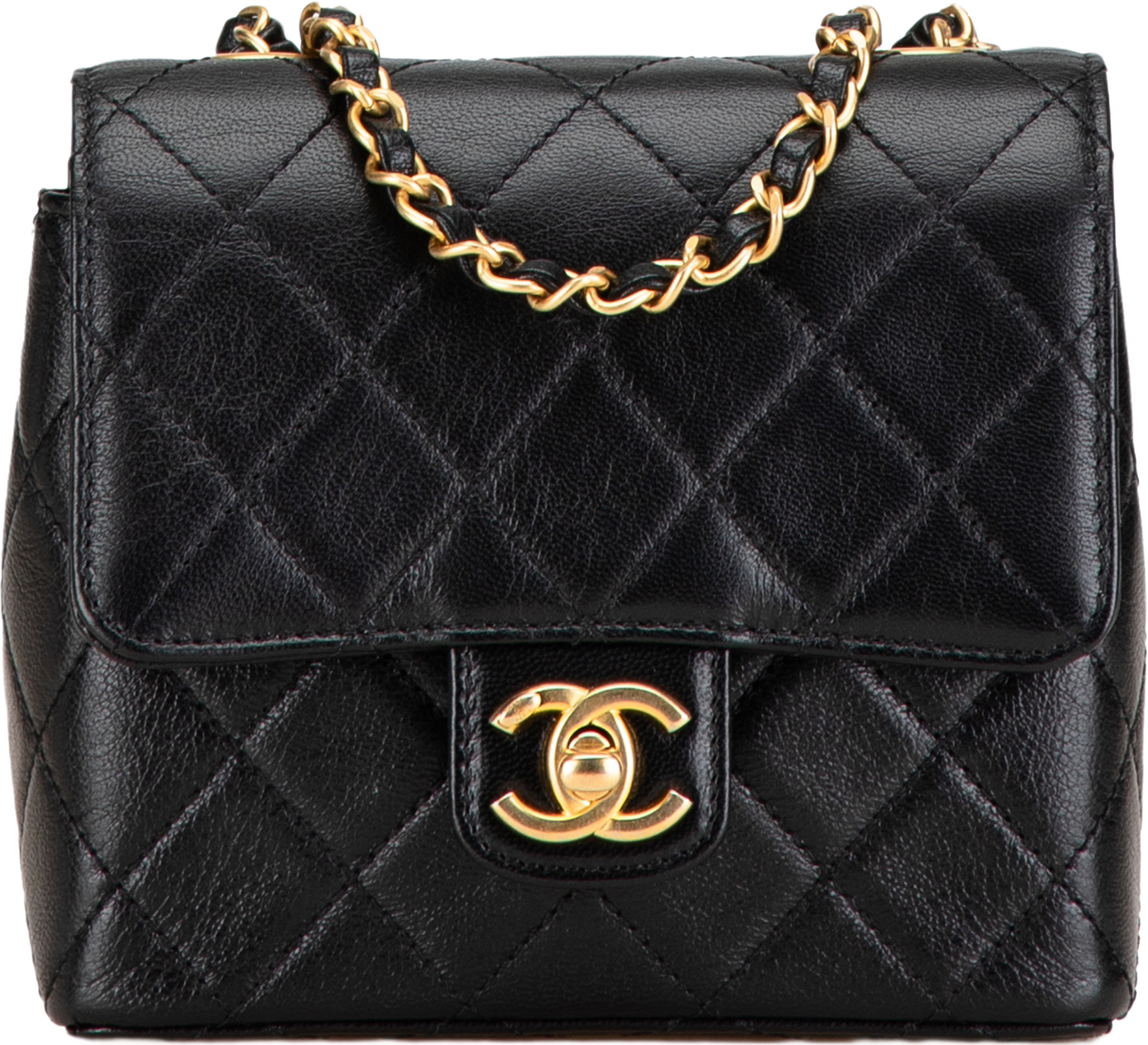 Chanel Mini Square Classic Goatskin Retro Flap