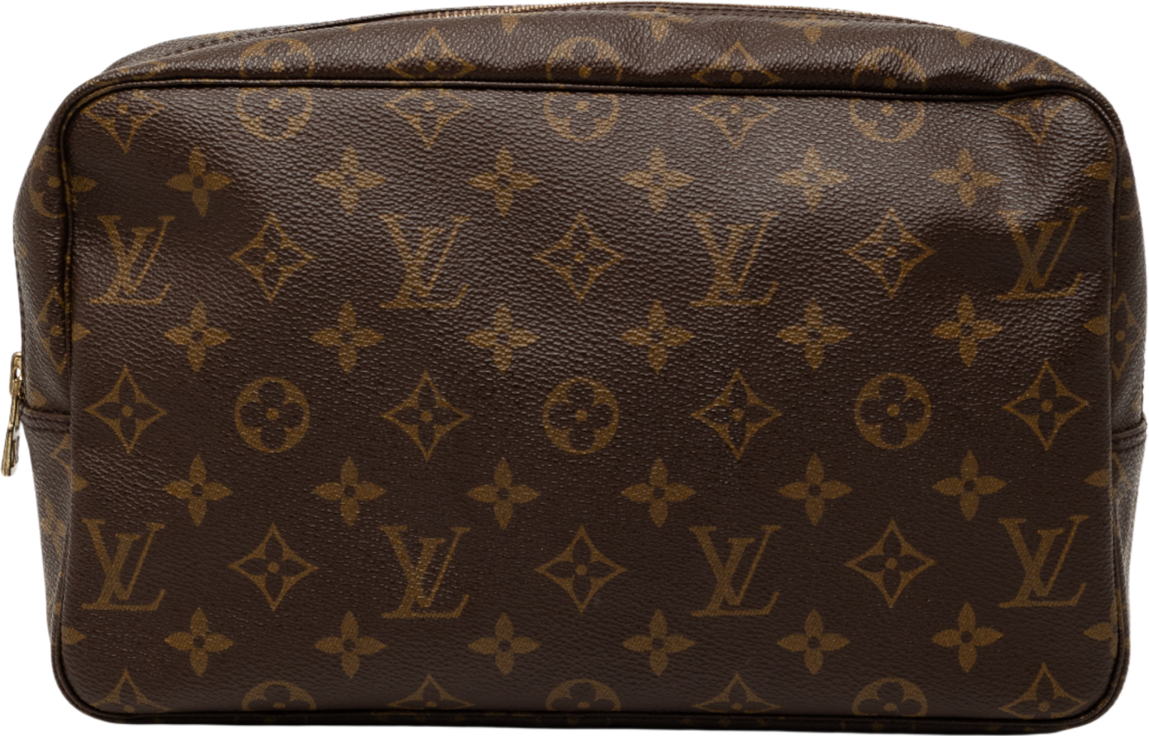 Louis Vuitton Monogram Trousse Toilette 28, från Luxclusif, i färgen brown. Klicka för att öppna bilden i stort format