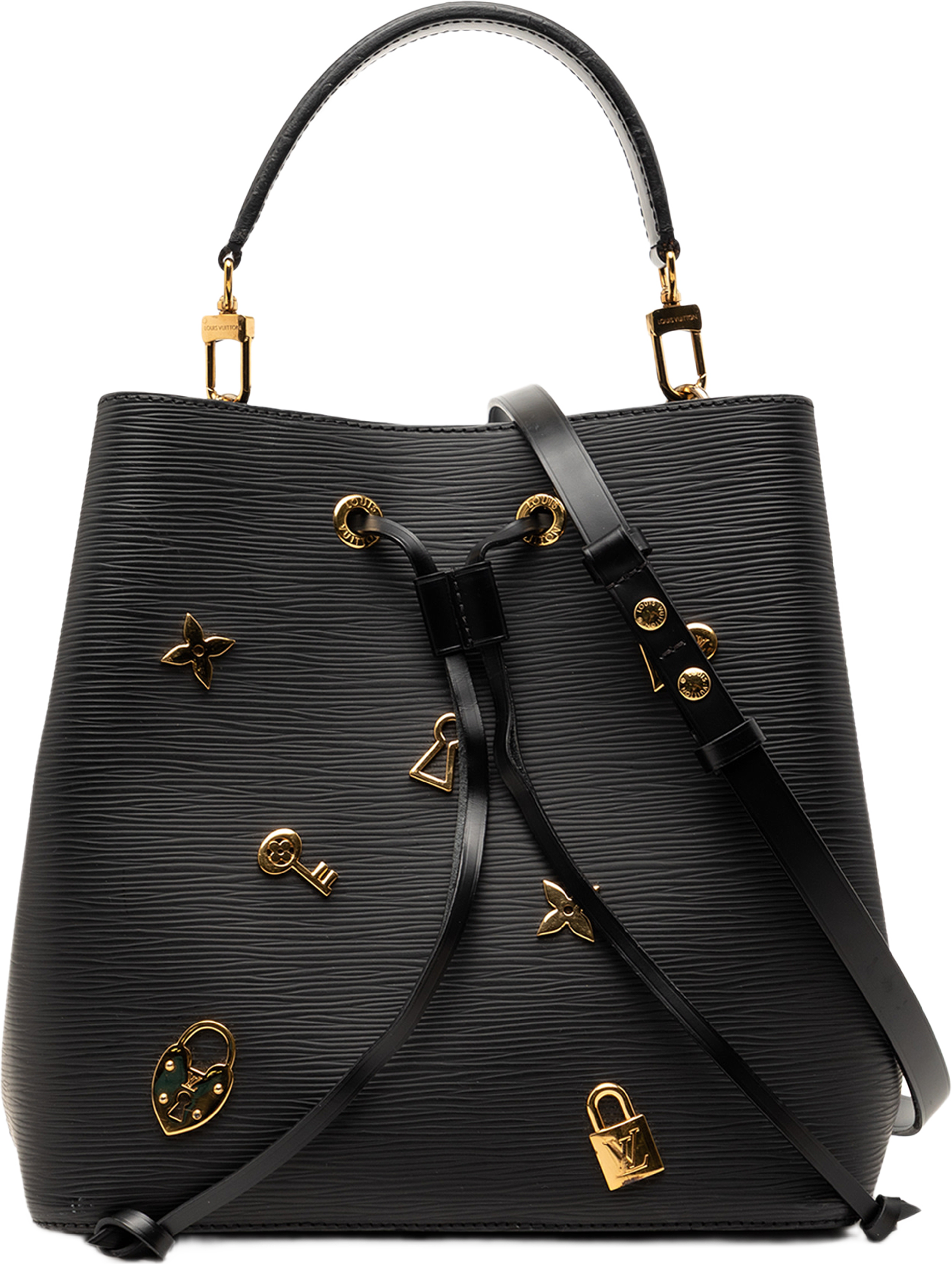 Louis Vuitton Epi Love Lock Neonoe, från Luxclusif, i färgen black. Klicka för att öppna bilden i stort format