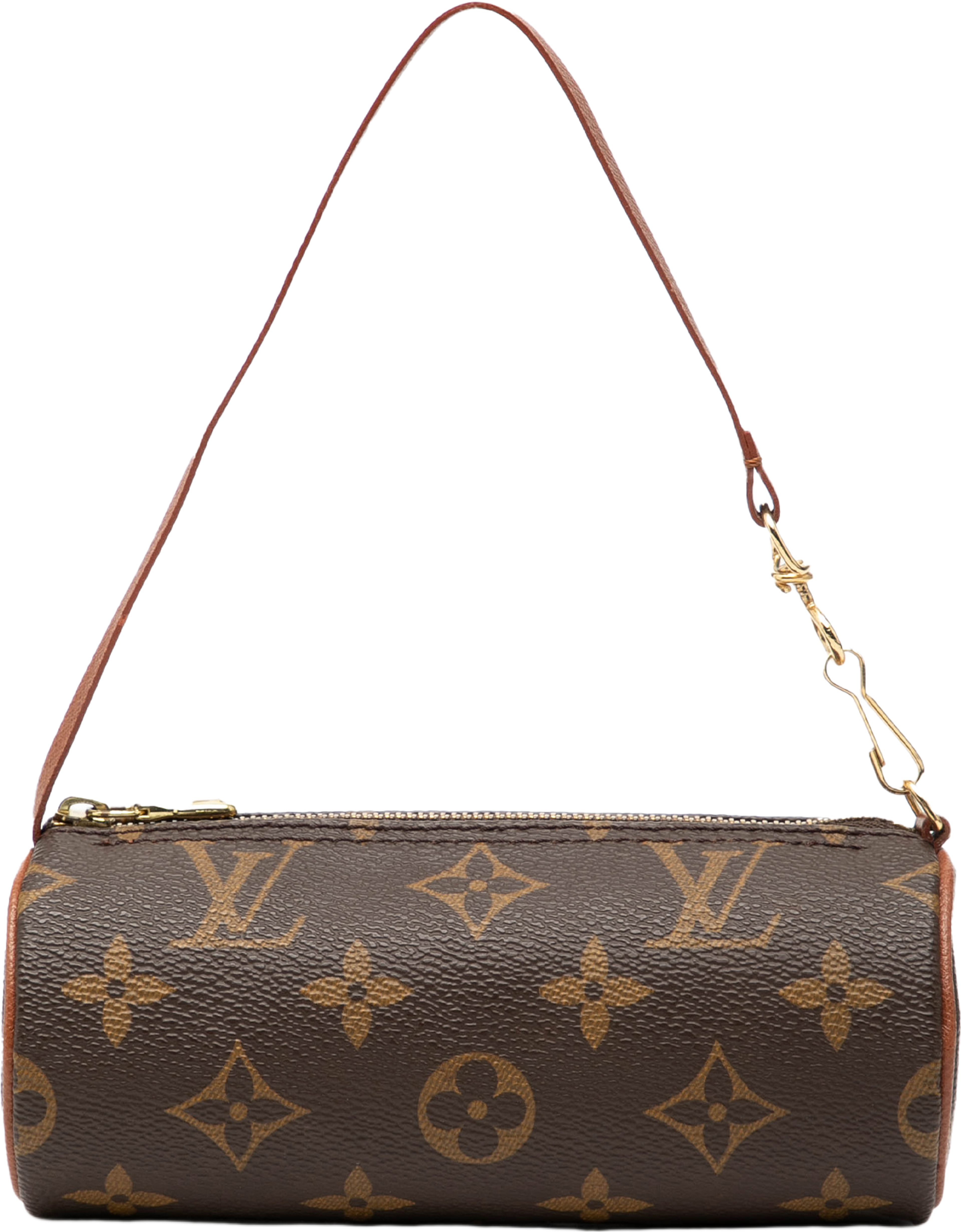 Louis Vuitton Monogram Papillon Pochette, från Luxclusif, i färgen brown. Klicka för att öppna bilden i stort format