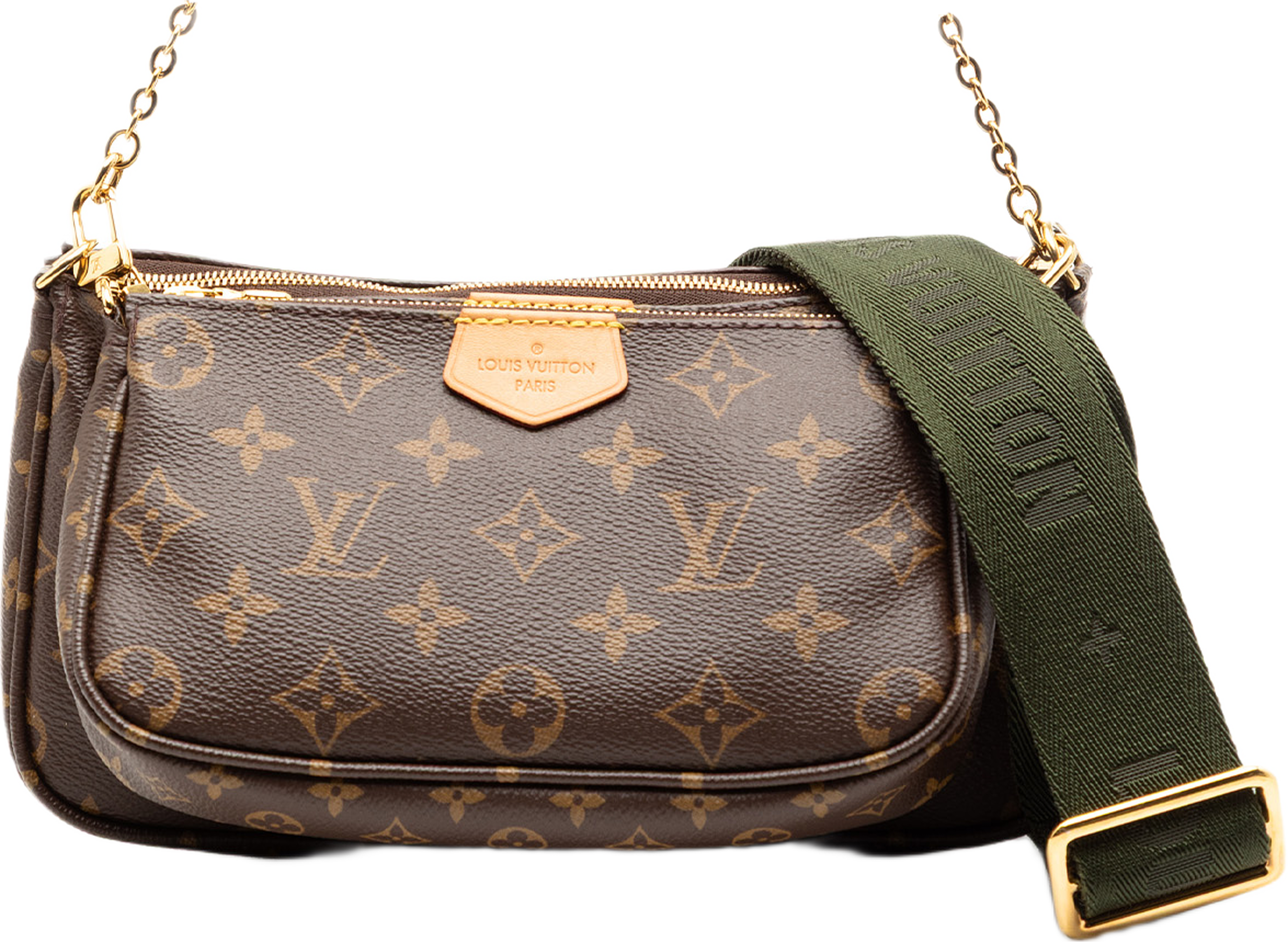 Louis Vuitton Monogram Multi Pochette Accessoires, från Luxclusif, i färgen brown. Klicka för att öppna bilden i stort format