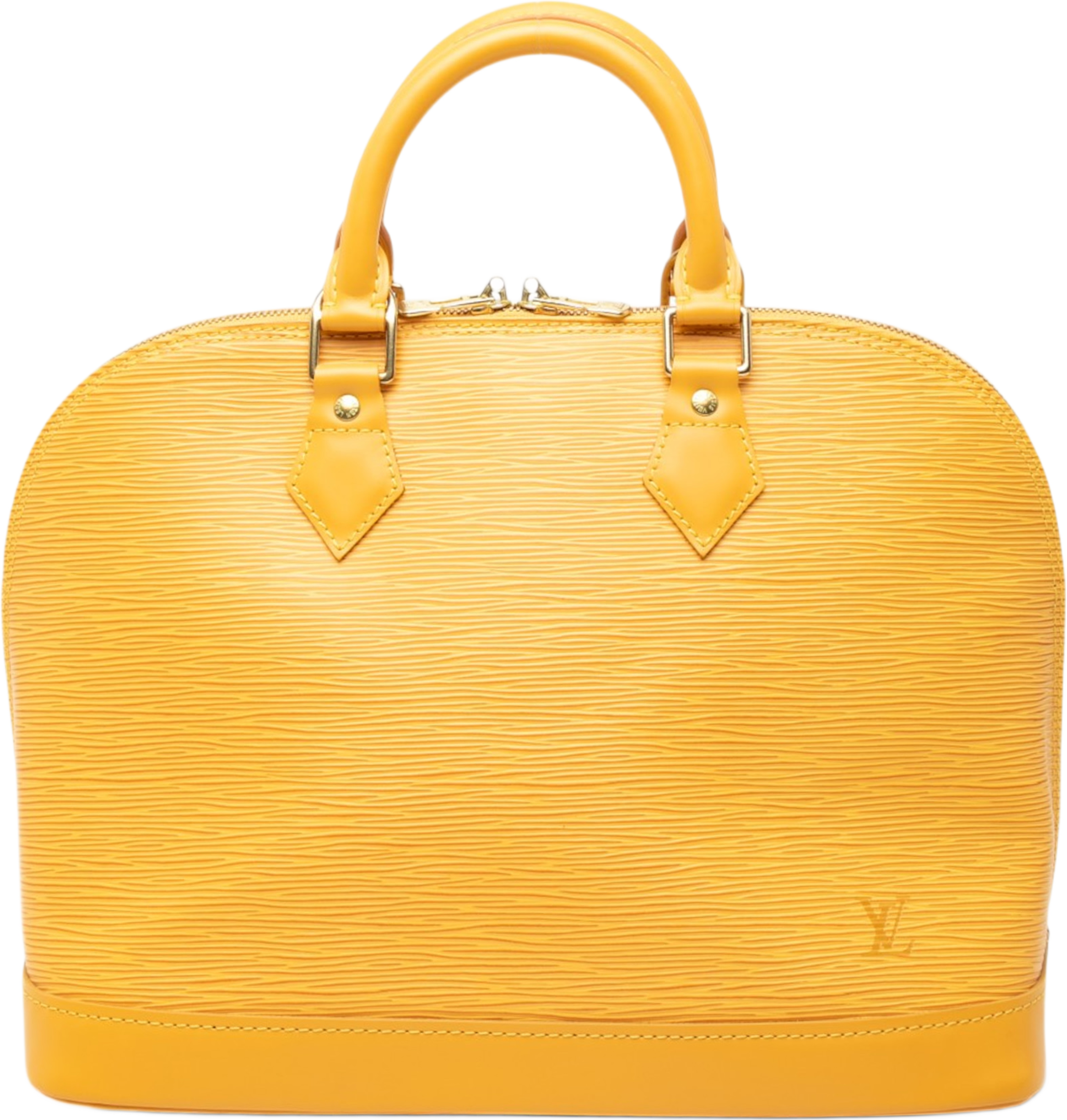 Louis Vuitton Epi Alma Pm, från Luxclusif, i färgen gul. Klicka för att öppna bilden i stort format
