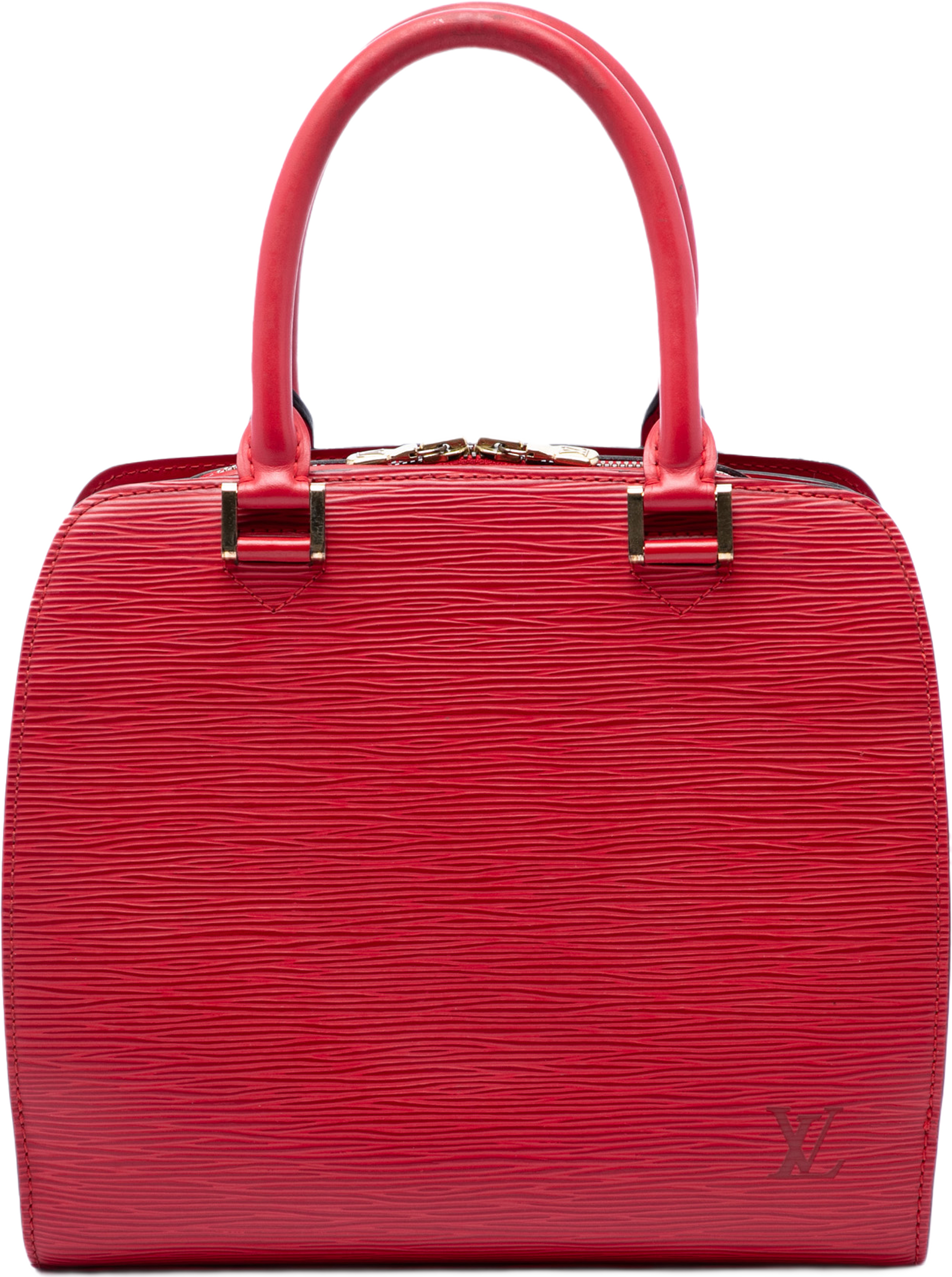 Louis Vuitton Epi Pont Neuf, från Luxclusif, i färgen röd. Klicka för att öppna bilden i stort format