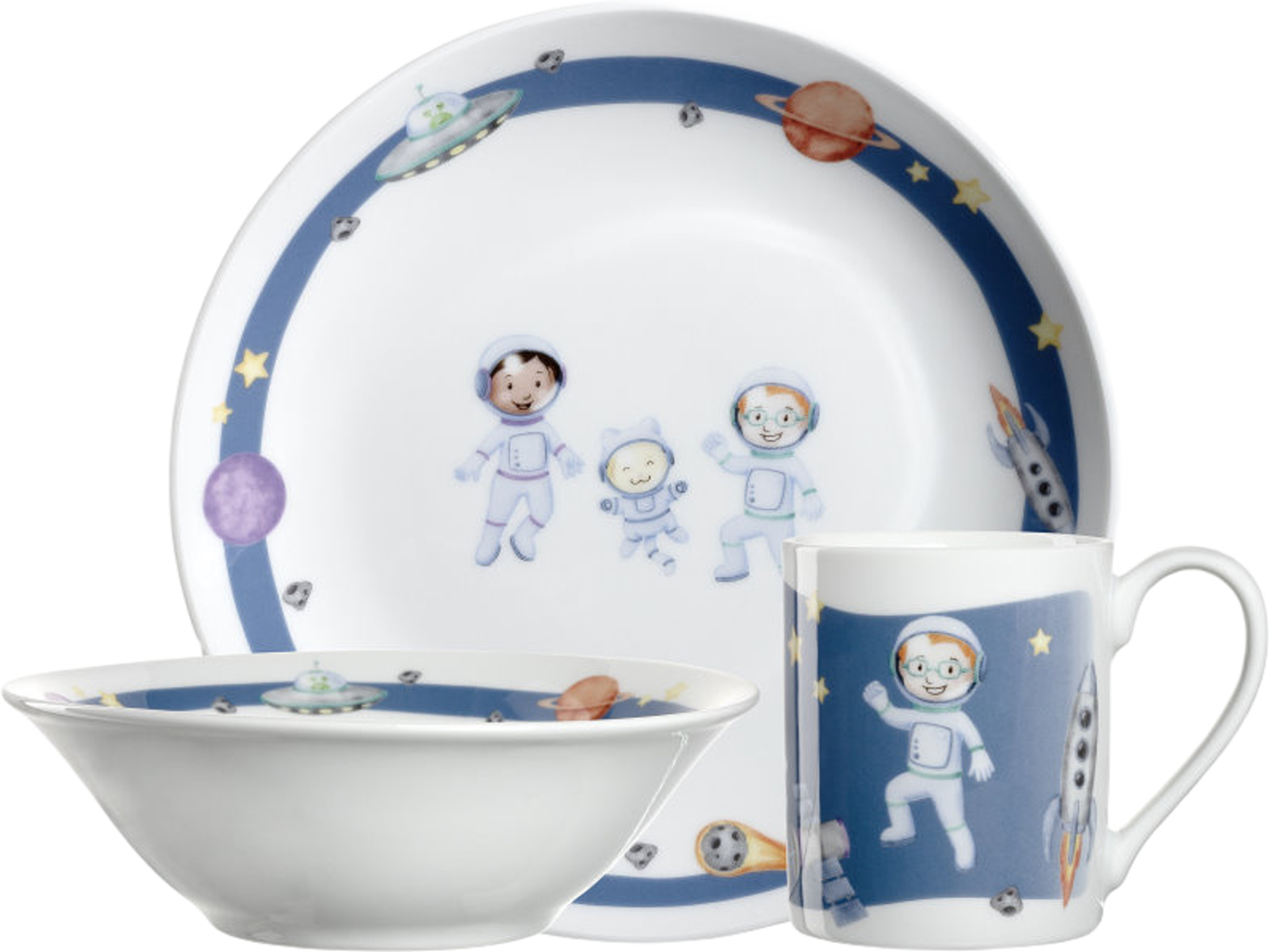 Bambini Avventura Barnservis 3 Delar