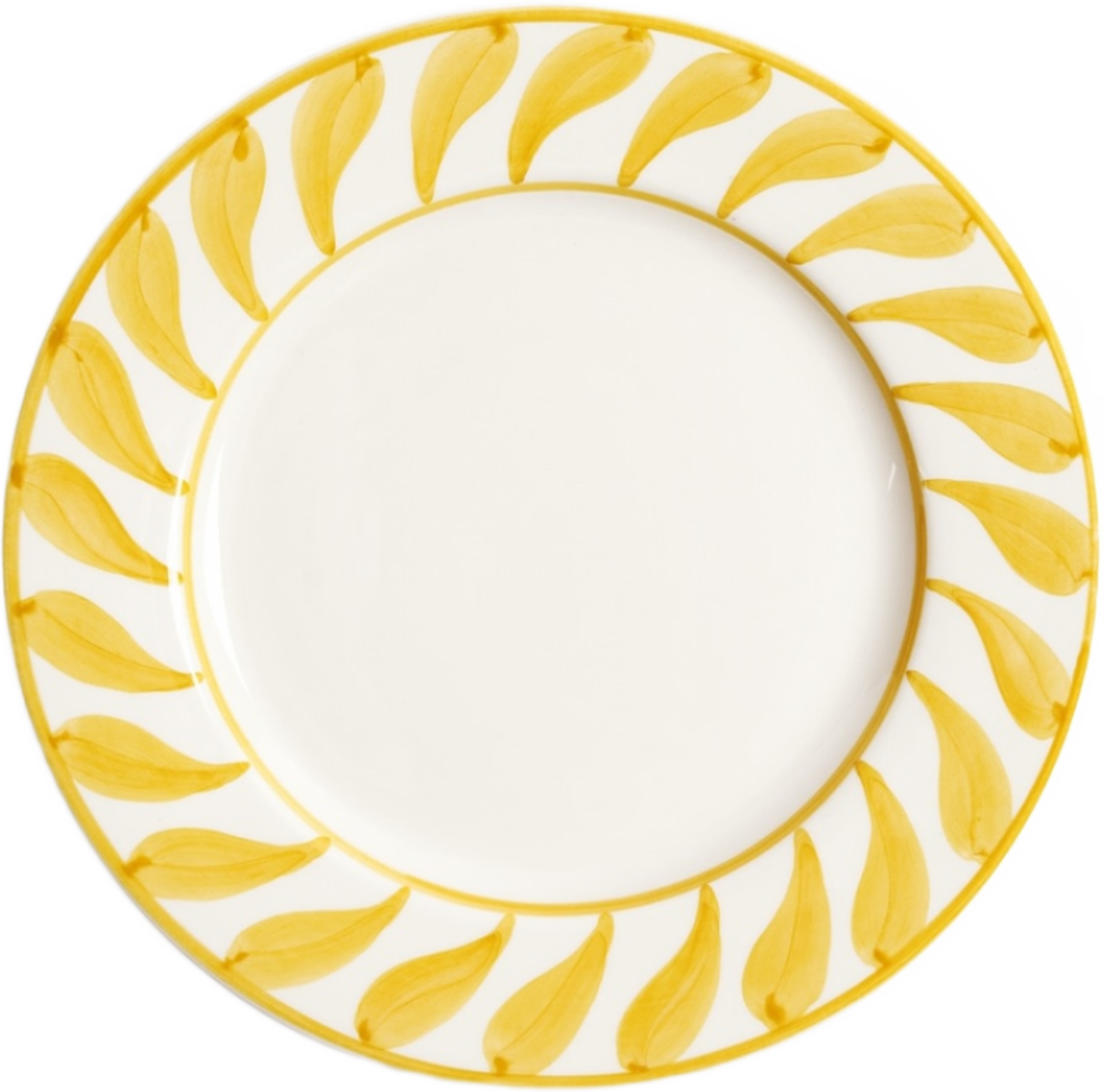 Swirl Assiett - 22 Cm, från Pick A Poppy, i färgen yellow. Klicka för att öppna bilden i stort format