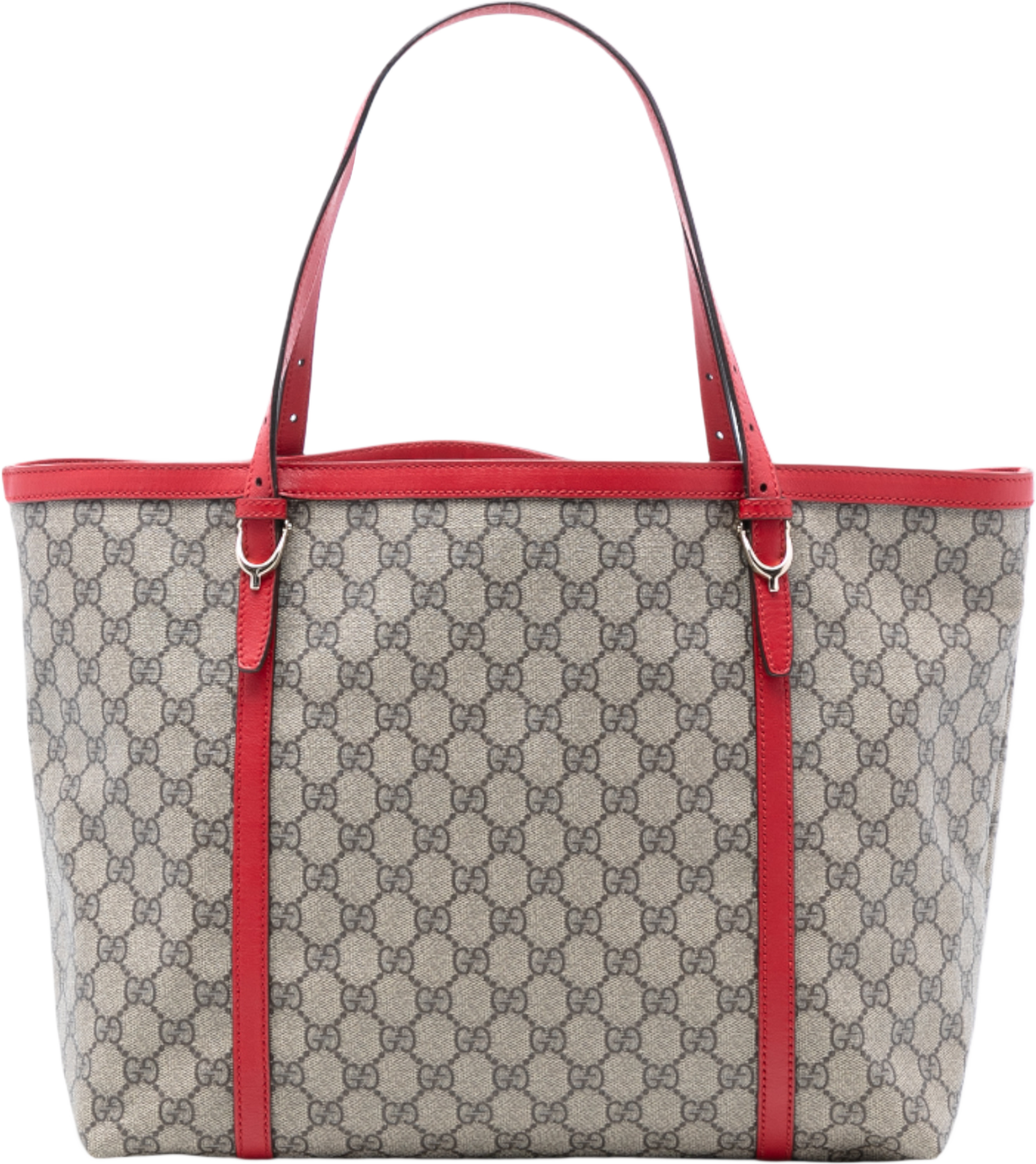 Gucci Gg Supreme Nice Tote, från Luxclusif, i färgen beige. Klicka för att öppna bilden i stort format