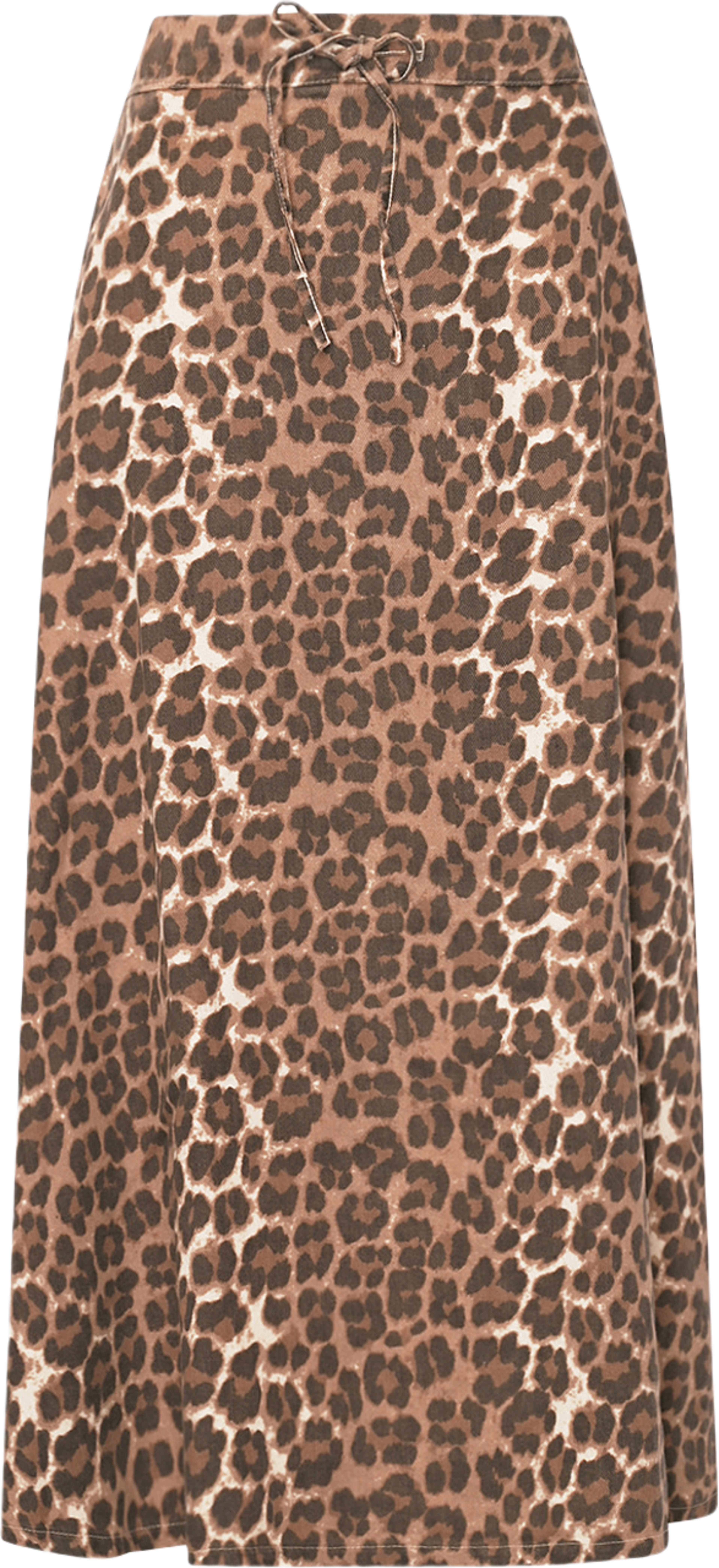 Hailey, Long Skirt - Leopard